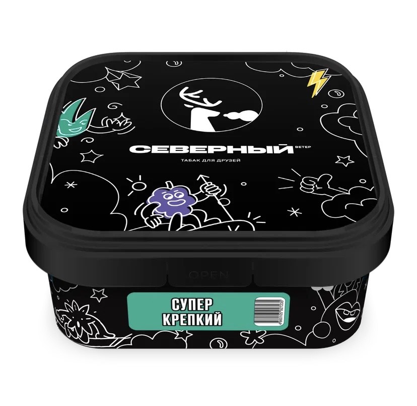 Табак для кальяна - Северный - СУПЕР КРЕПКИЙ ( с ароматом крепкий ) - 200 г