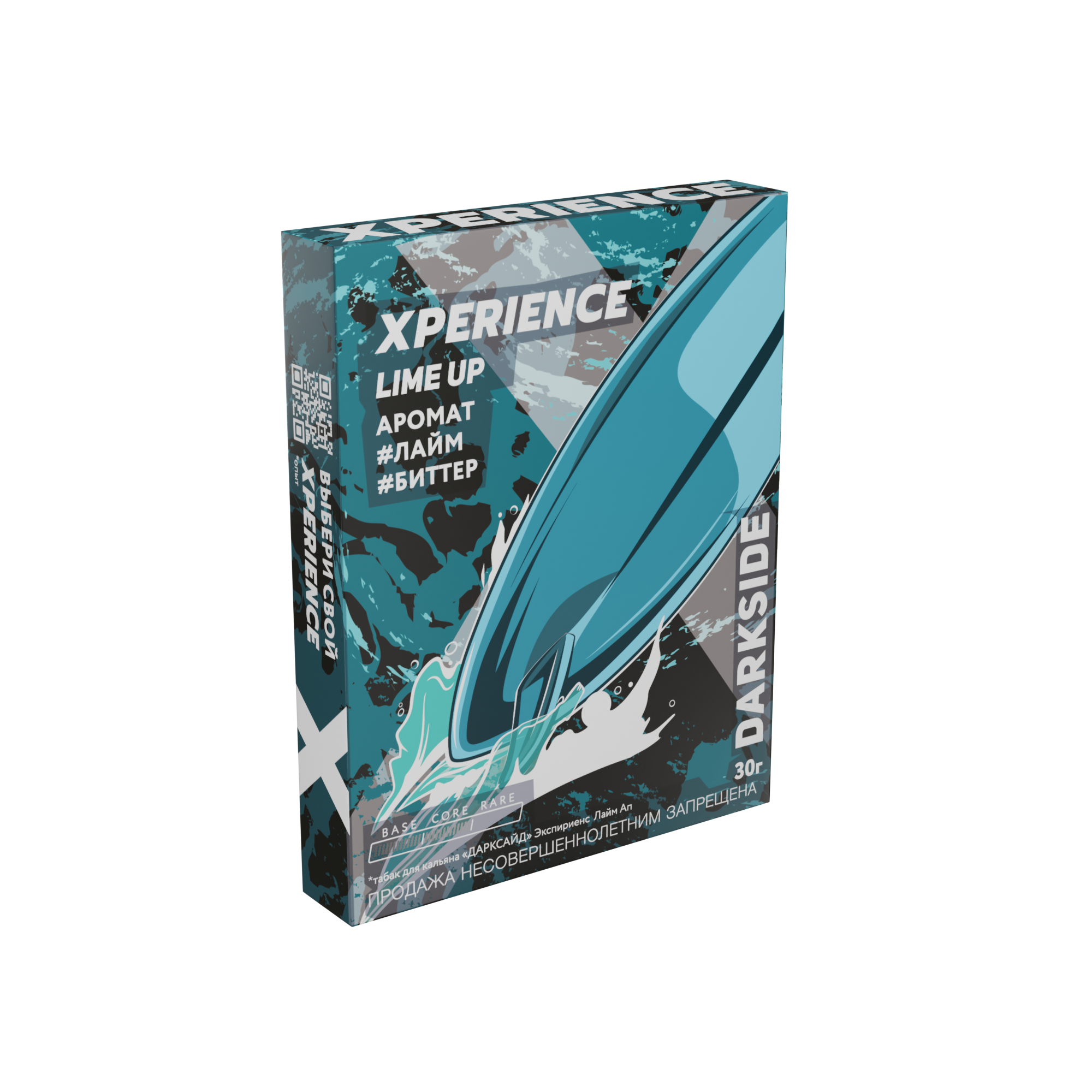 Табак для кальяна - Darkside Xperience - Lime Up ( с ароматом цитрусовый тоник ) - 30 г