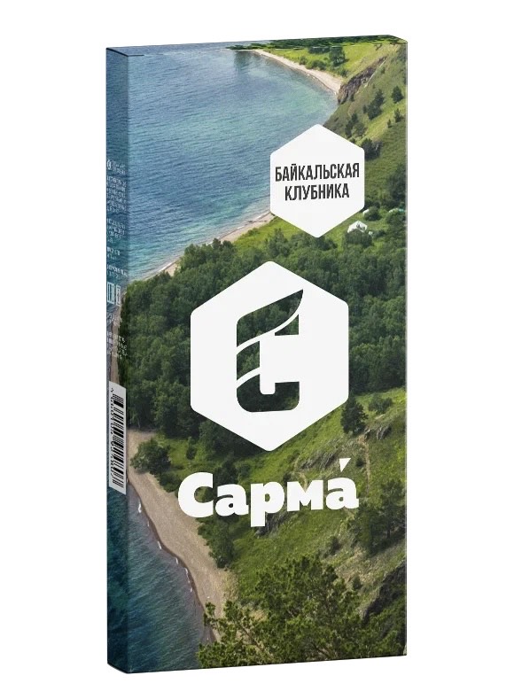 Табак для кальяна - Сарма - Байкальская Клубника ( с ароматом байкальская клубника ) - 40 г