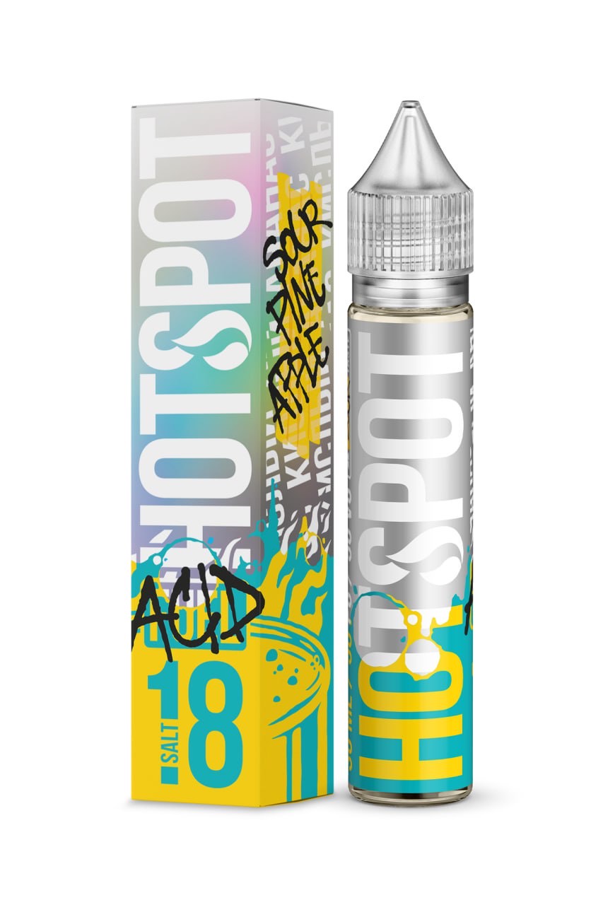 Жидкость - Hotspot Sour - Pineapple Acid - Ultra S - 30 ml