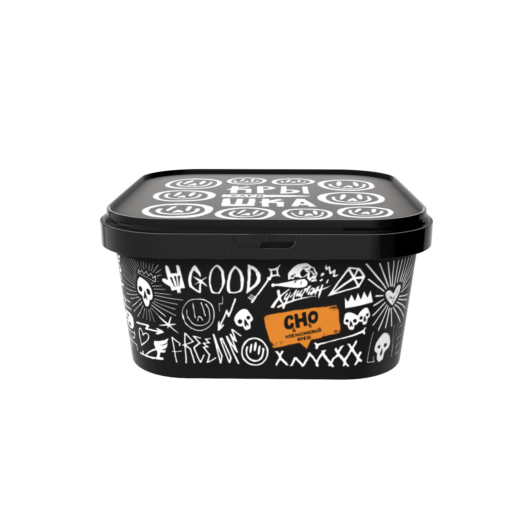 Табак для кальяна - Хулиган - CHO ( с ароматом апельсиновый фреш ) - 200 г