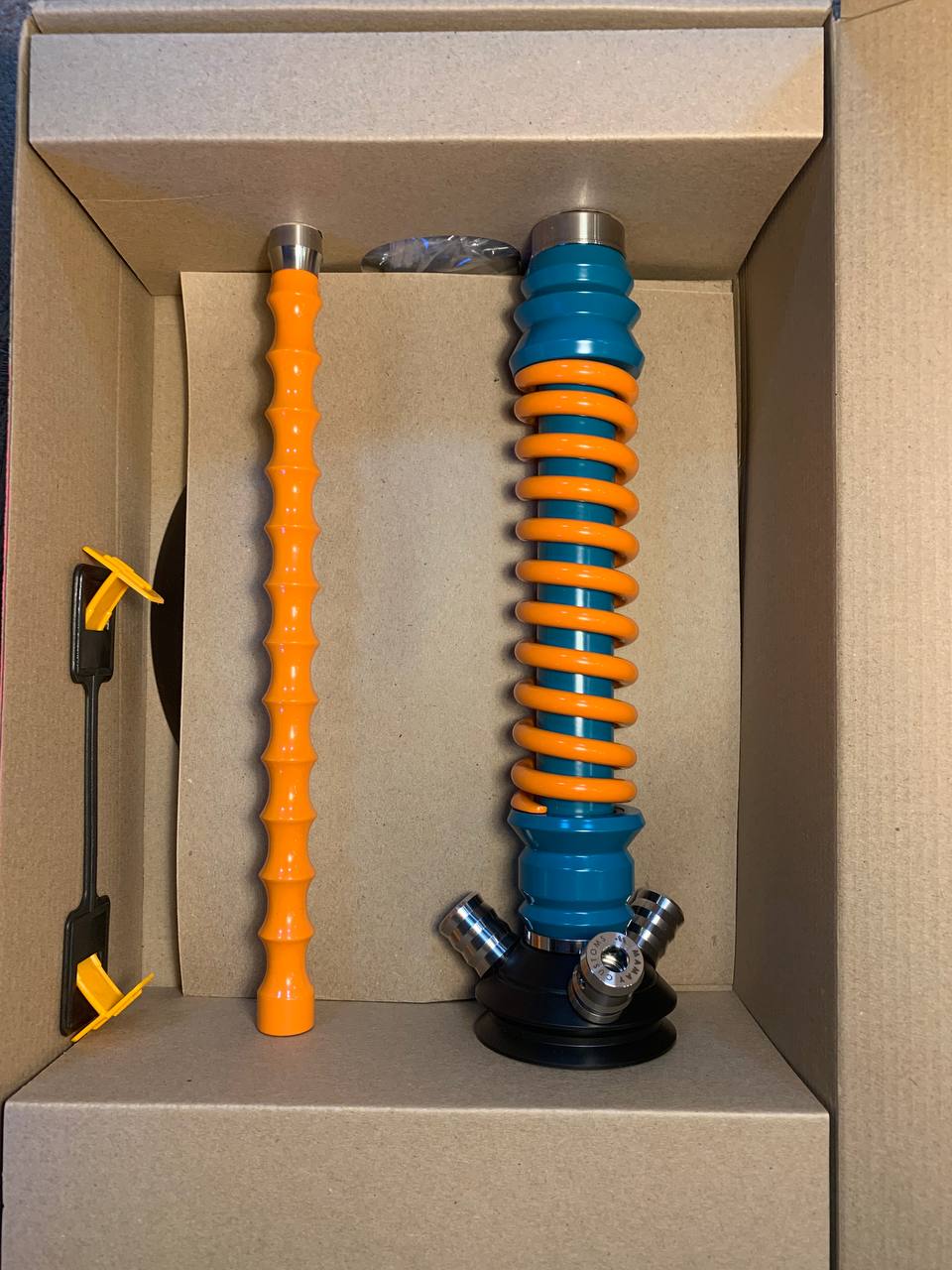 Кальян - Mamay - Coilovers Mini - ( Морская волна шахта - оранжевая спираль )