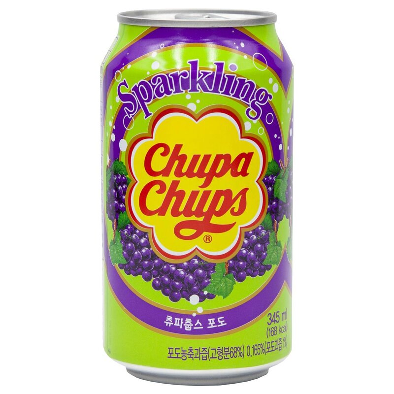 Газировка - Chupa Chups - Grape - 345 мл ЖБ