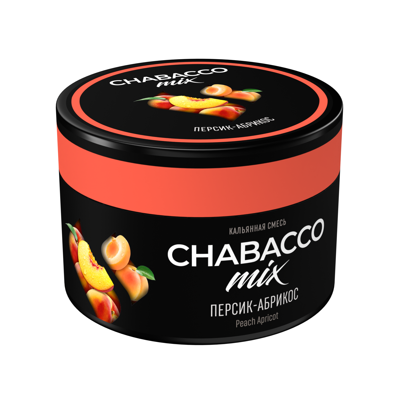 Бестабачная смесь для кальяна - Chabacco Mix - Peach Apricot ( с ароматом персик абрикос ) - 40 г