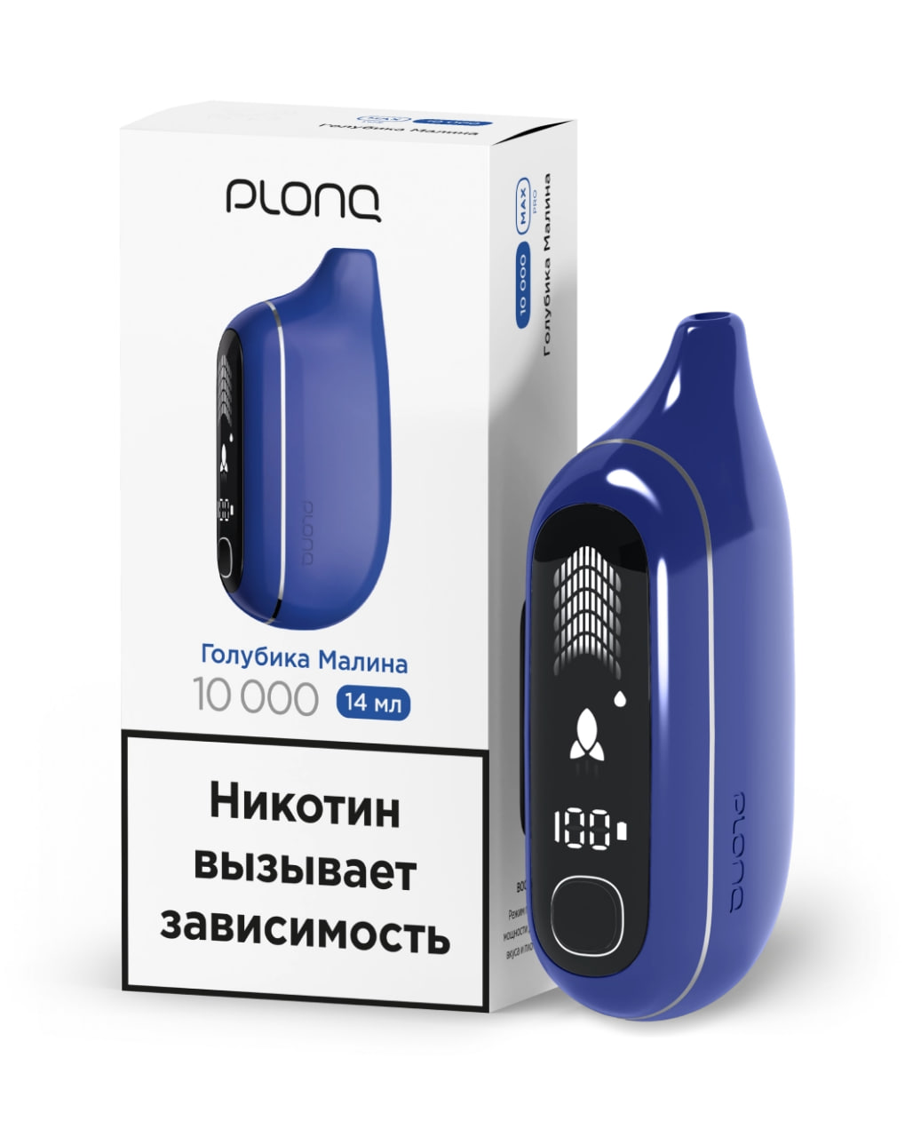 ЭСДН - Plonq Max Pro 10000 - Голубика Малина