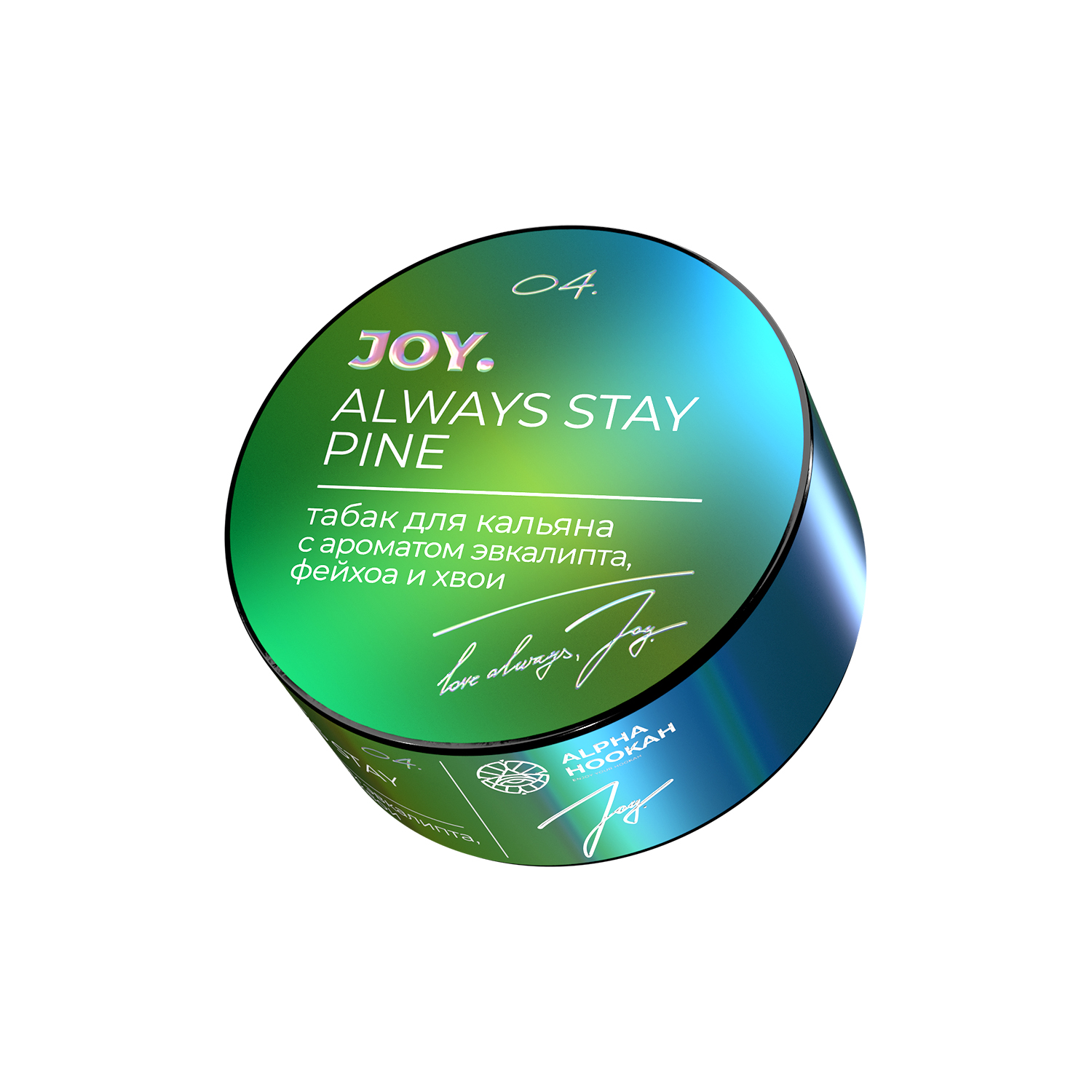 Табак для кальяна - JOY - Always Stay Pine ( с ароматом эвкалипта, фейхоа и хвои ) - 25 г