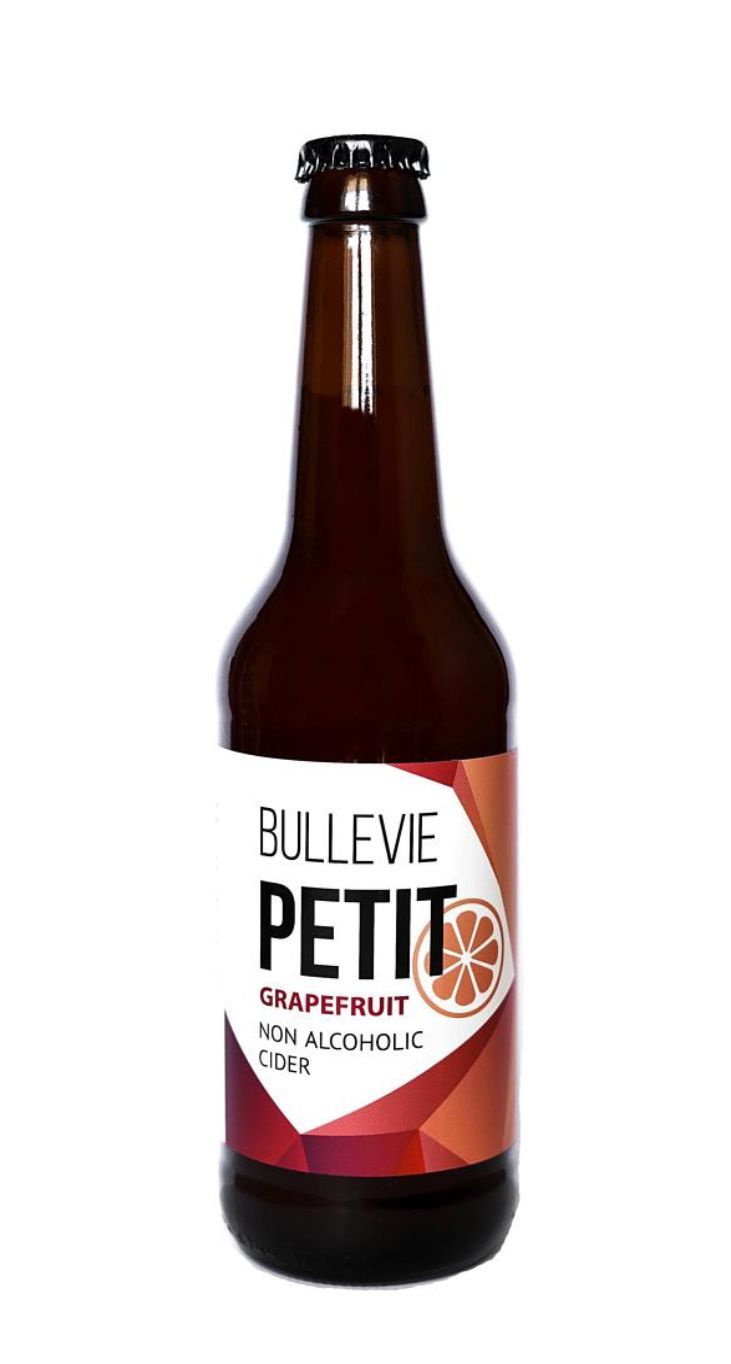 Сидр - BULLEVIE - Petit Grapefruit (грейпфрут, б/а) - 0,45 л