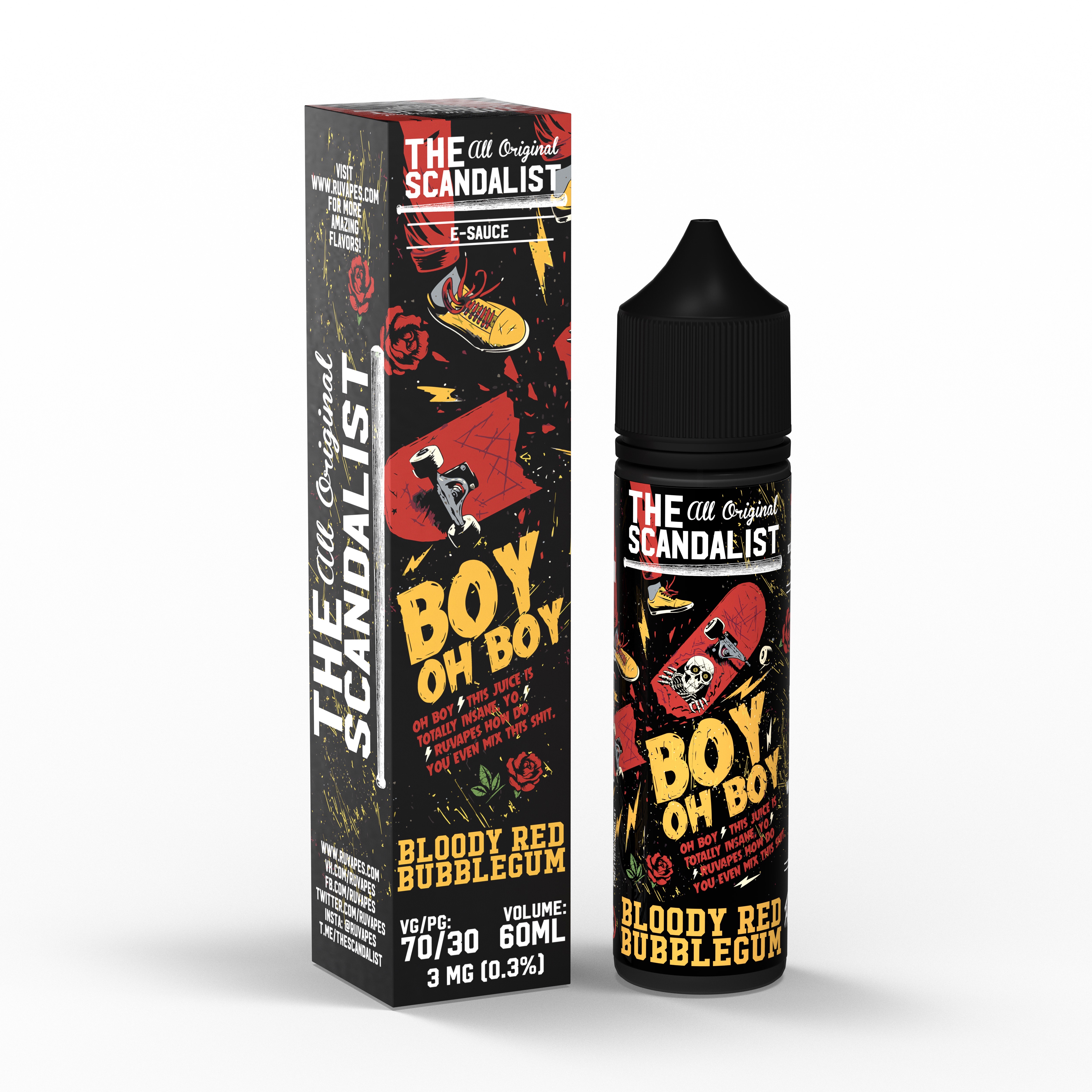 Жидкость - The Scandalist - 3 mg - Boy oh Boy - 60 ml