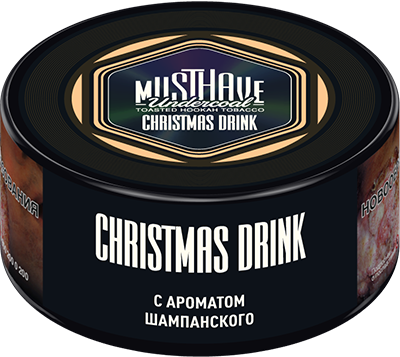 Табак для кальяна - Must Have - Christmas Drink ( с ароматом игристое шампанское ) - small size - 25 г