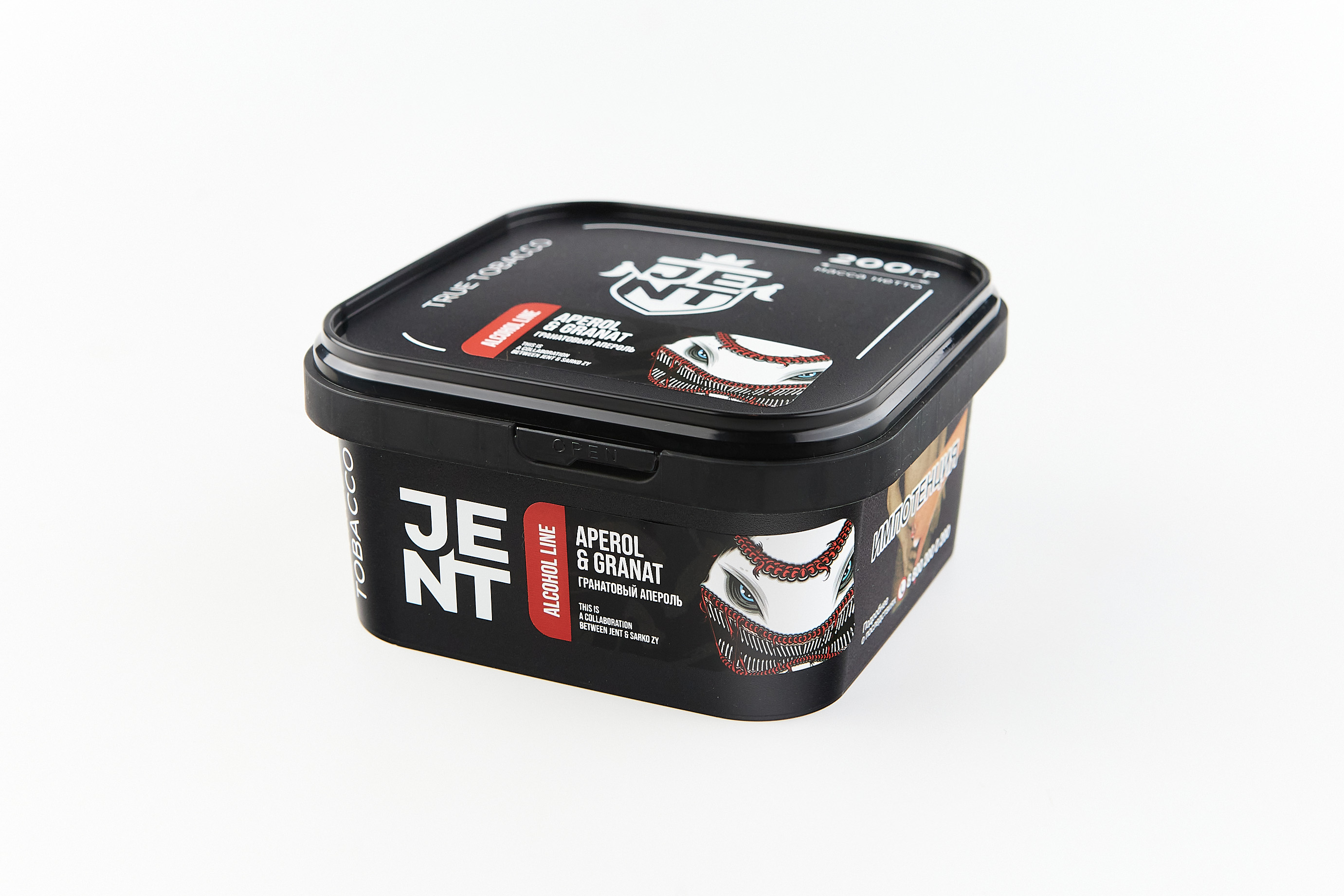 Табак для кальяна - Jent Alcohol х Sarkozy - APEROL GRANAT ( с ароматом гранатовый апероль ) - 200 г