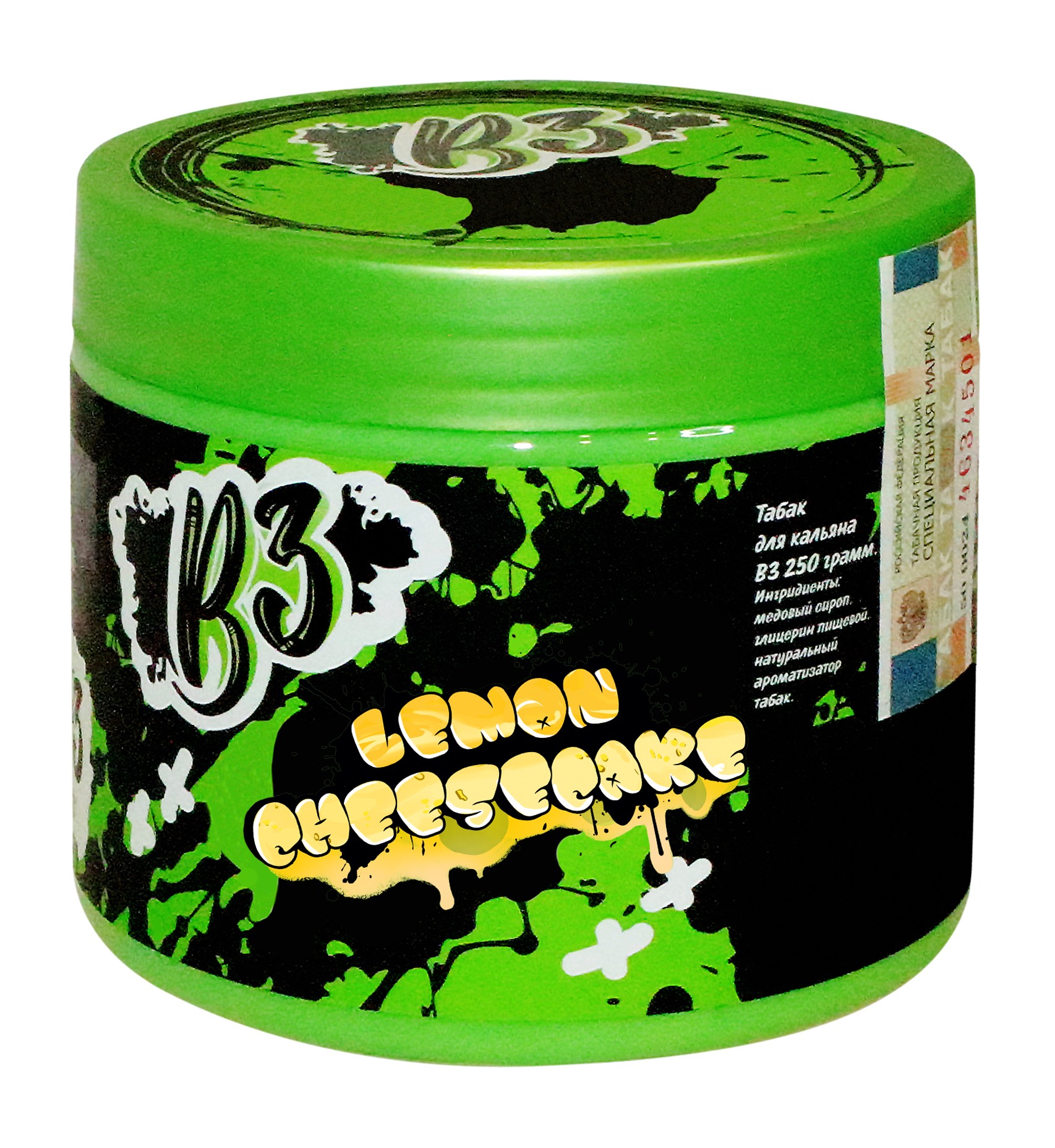 Табак для кальяна - B3 - Lemon Cheesecake ( с ароматом лимонный чизкейк ) - 250 г