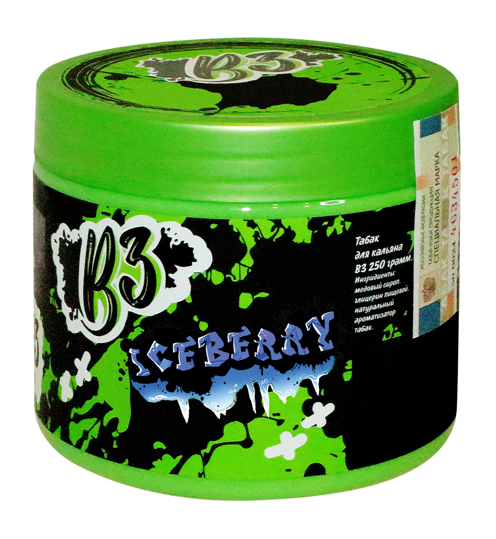 Табак для кальяна - B3 - Ice Berry ( с ароматом холодная черника ) - 250 г