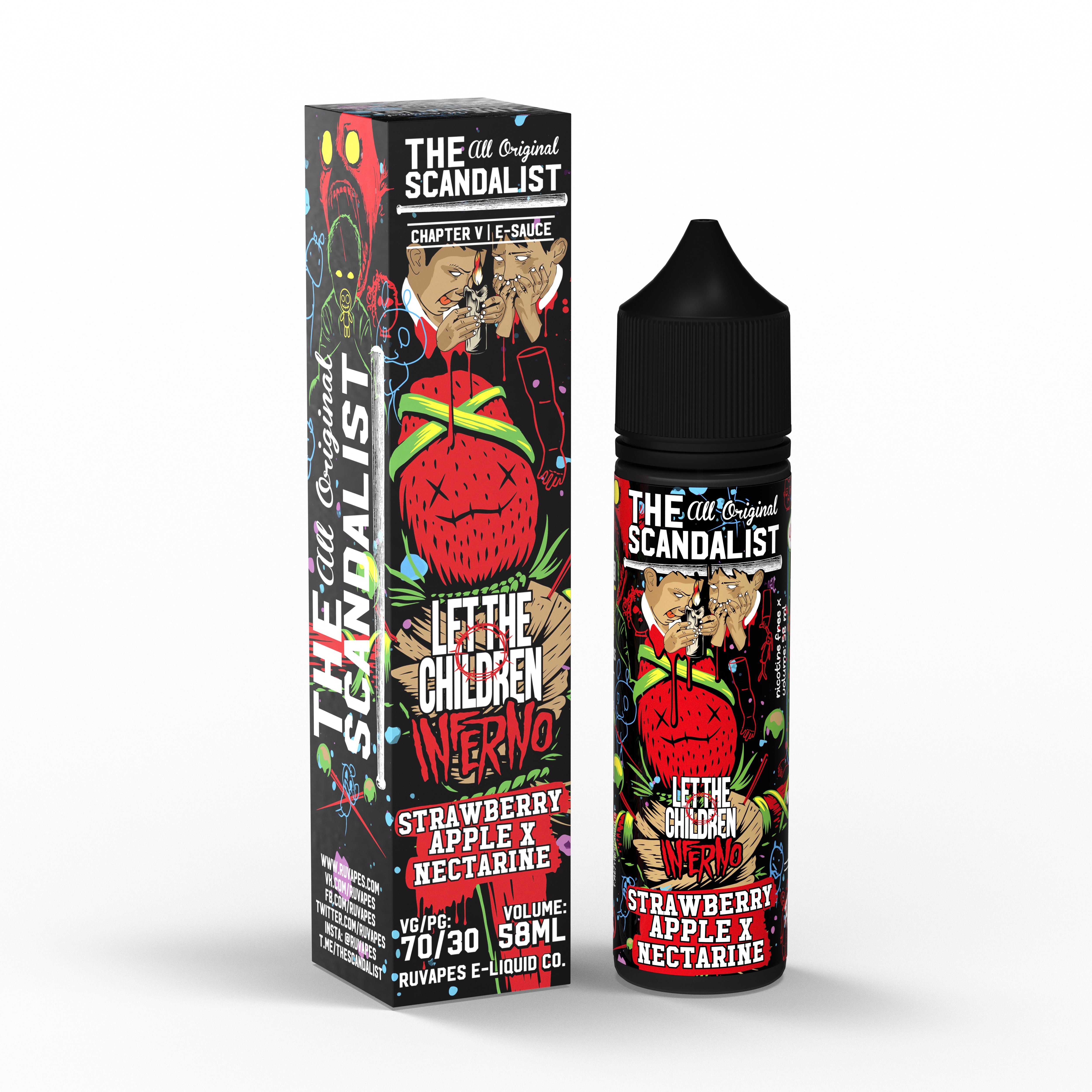 Жидкость - The Scandalist - 0 mg - Let the children inferno - 58 ml