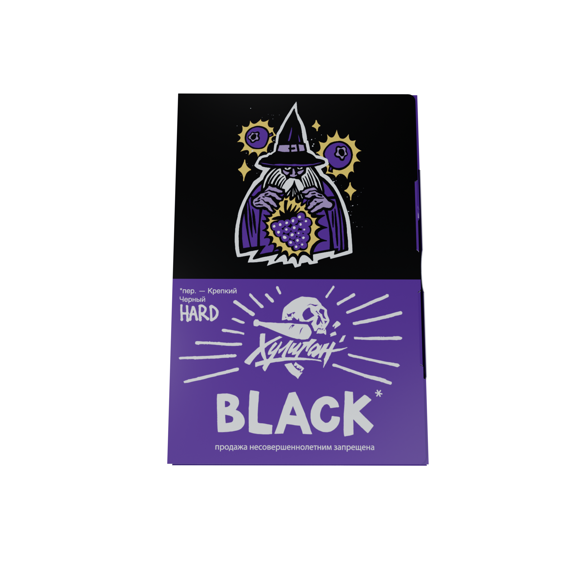 Табак для кальяна - Хулиган Hard - Black ( с ароматом черные ягоды ) - 25 г