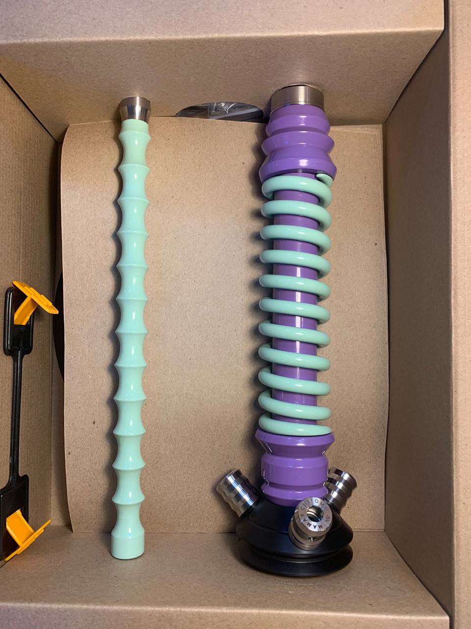 Кальян - Mamay - Coilovers Mini - ( Сиреневая шахта - фисташка спираль )