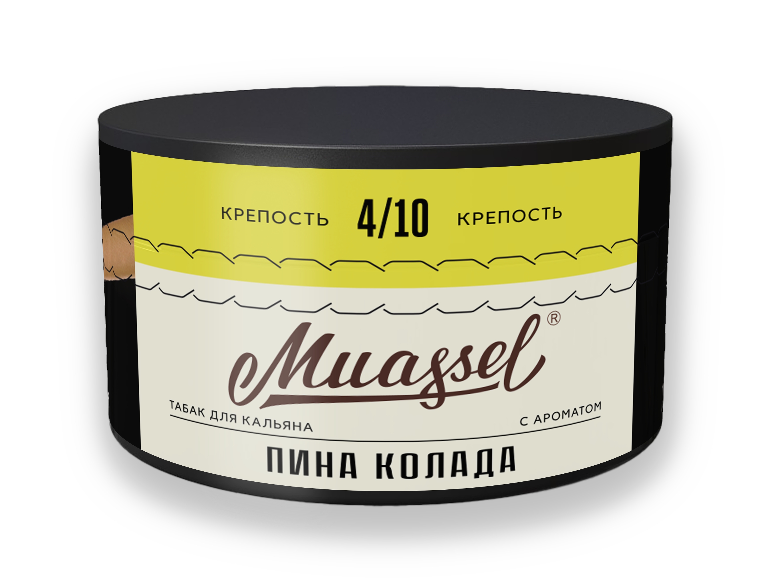 Табак для кальяна - Muassel Medium 4/10 - ПИНА КОЛАДА ( с ароматом ананас, кокос ) - 200 г