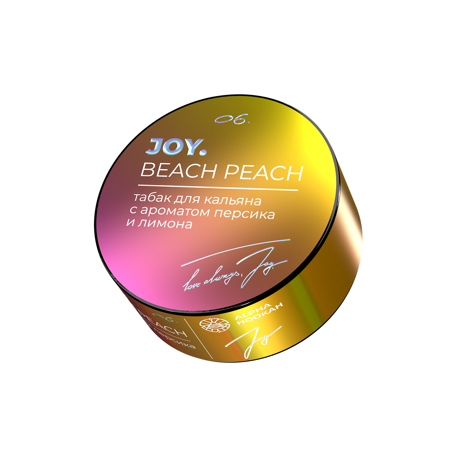 Табак для кальяна - JOY - Beach Peach ( с ароматом персика и лимона ) - 25 г