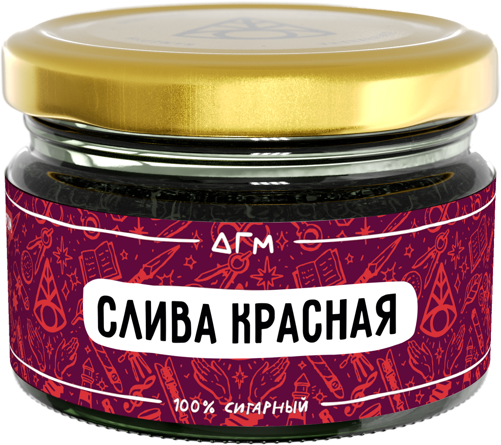 Табак для кальяна - Dogma - СЛИВА КРАСНАЯ ( с ароматом слива ) - 80 г