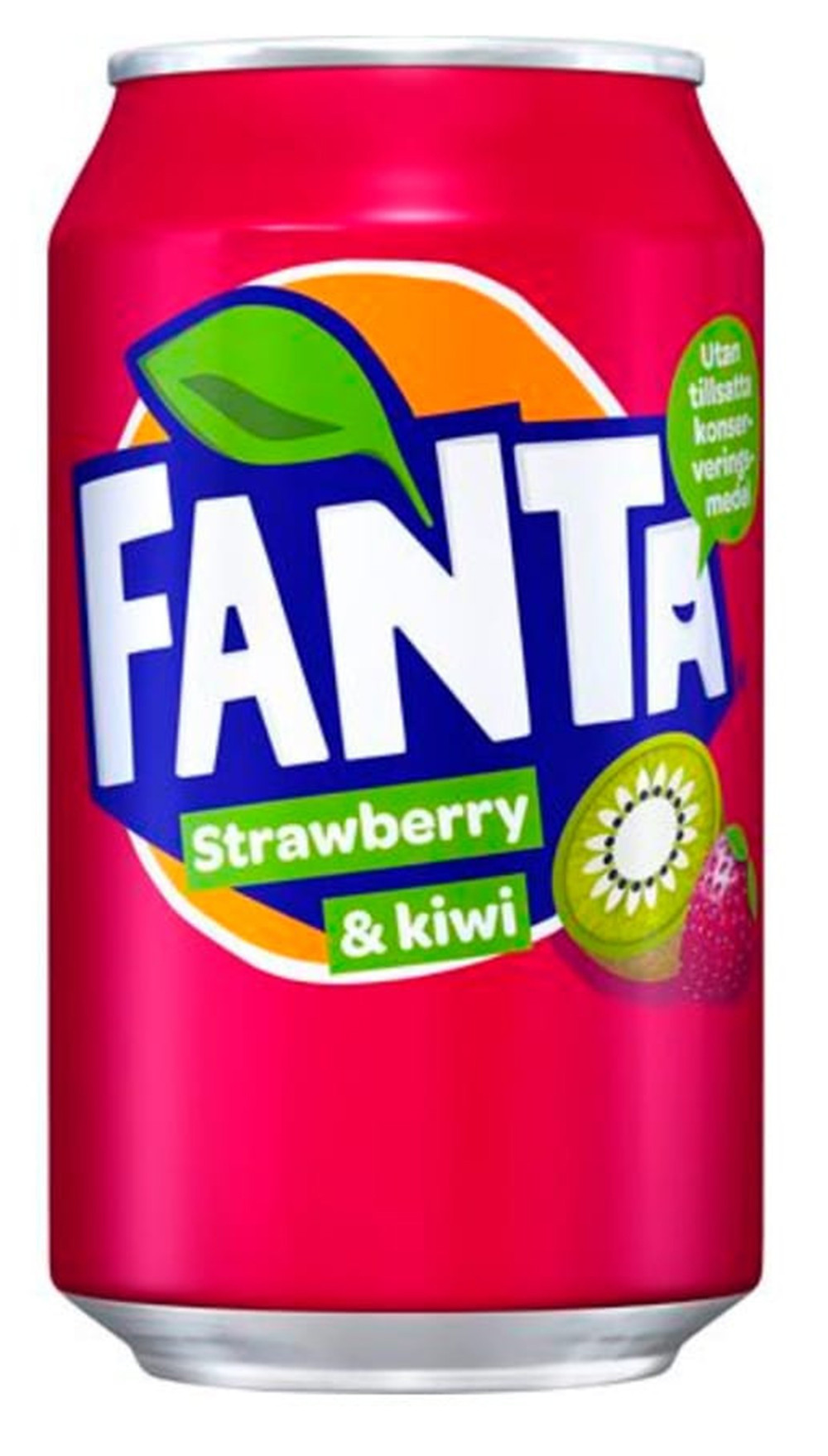 Газировка FANTA - Strawberry & Kiwi - 330 мл ЖБ
