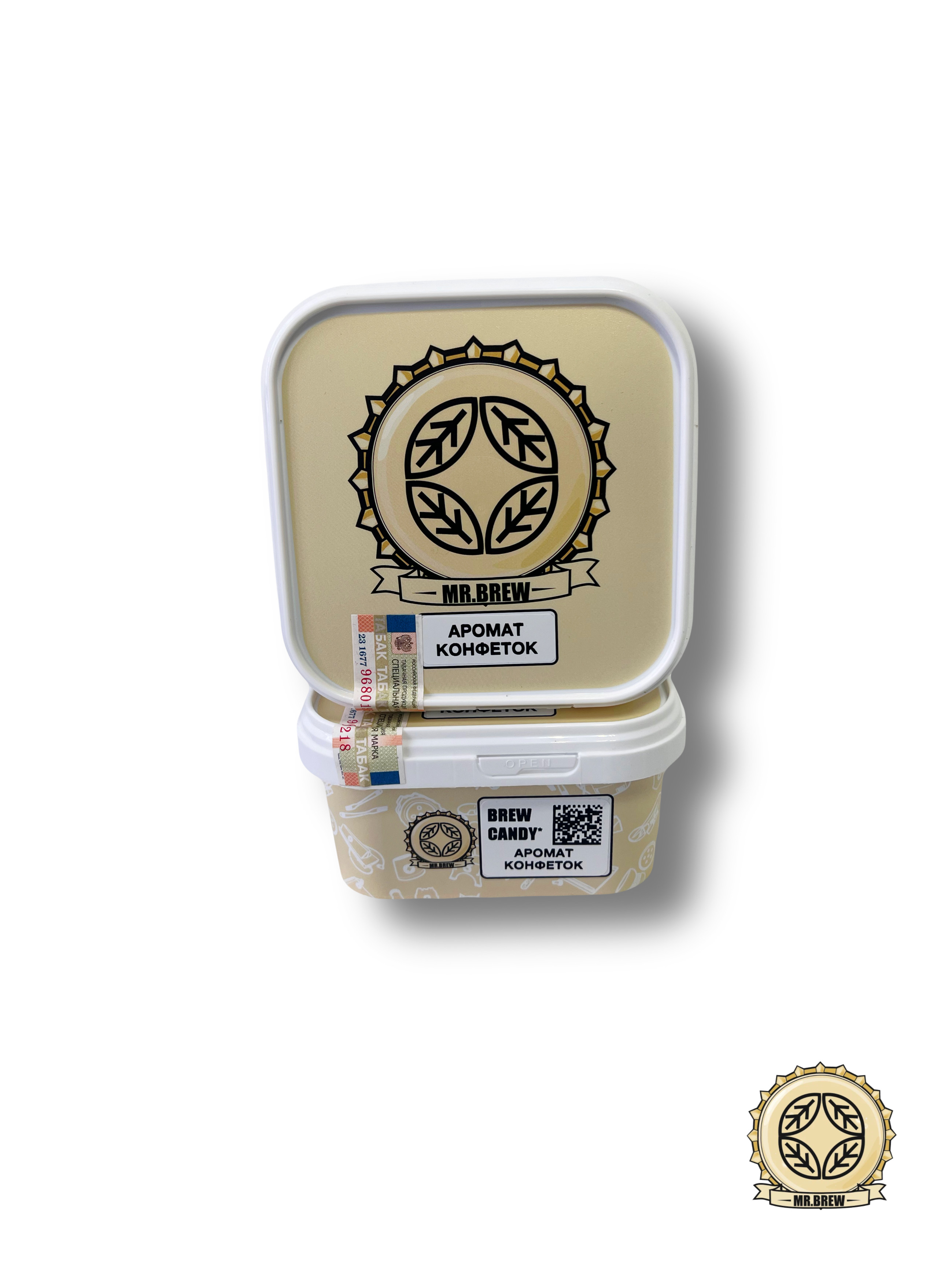 Табак для кальяна - MR. Brew - BREW CANDY - ( с ароматом АНАНАС ЛАЙМ МАЛИНА ) - 200 г