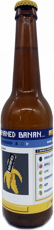 Сидр - Gravity Project - Bananed (банановый, полусладкий) - 0,5 л