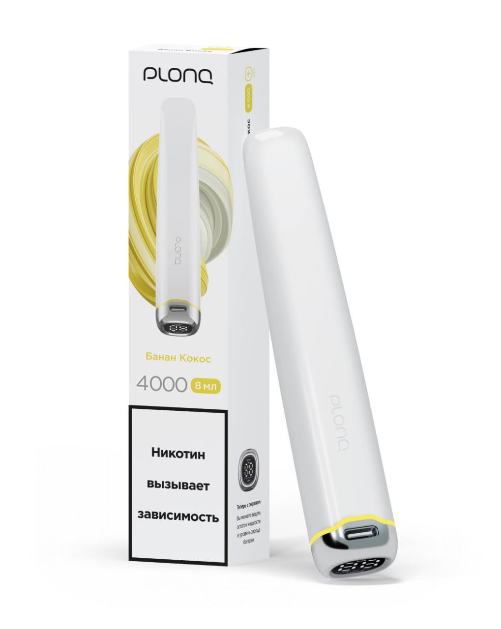 ЭСДН - Plonq Plus Pro 4000 - Банан Кокос