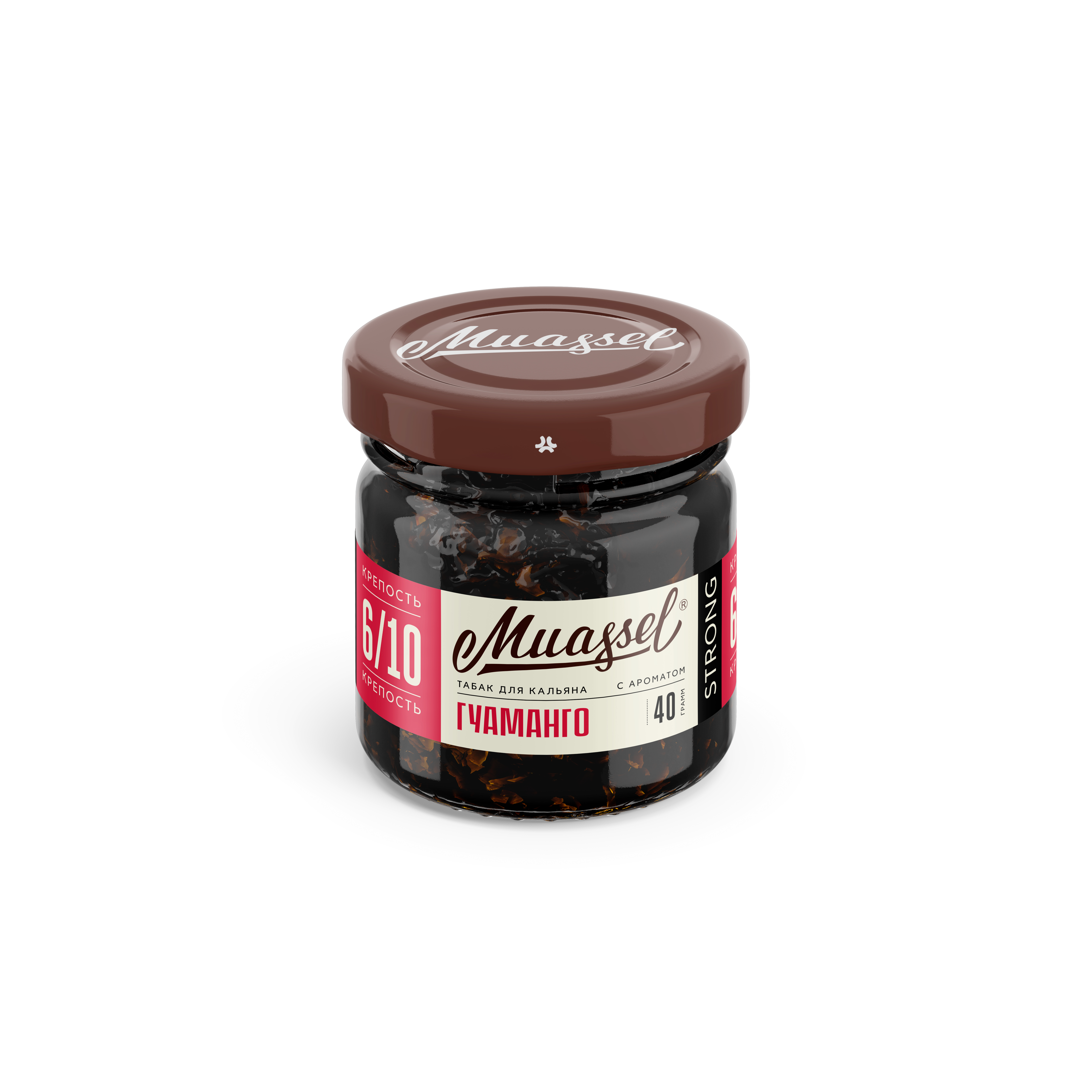 Табак для кальяна - Muassel strong 6/10 - Гуаманго ( с ароматом гуава, манго ) - 40 г
