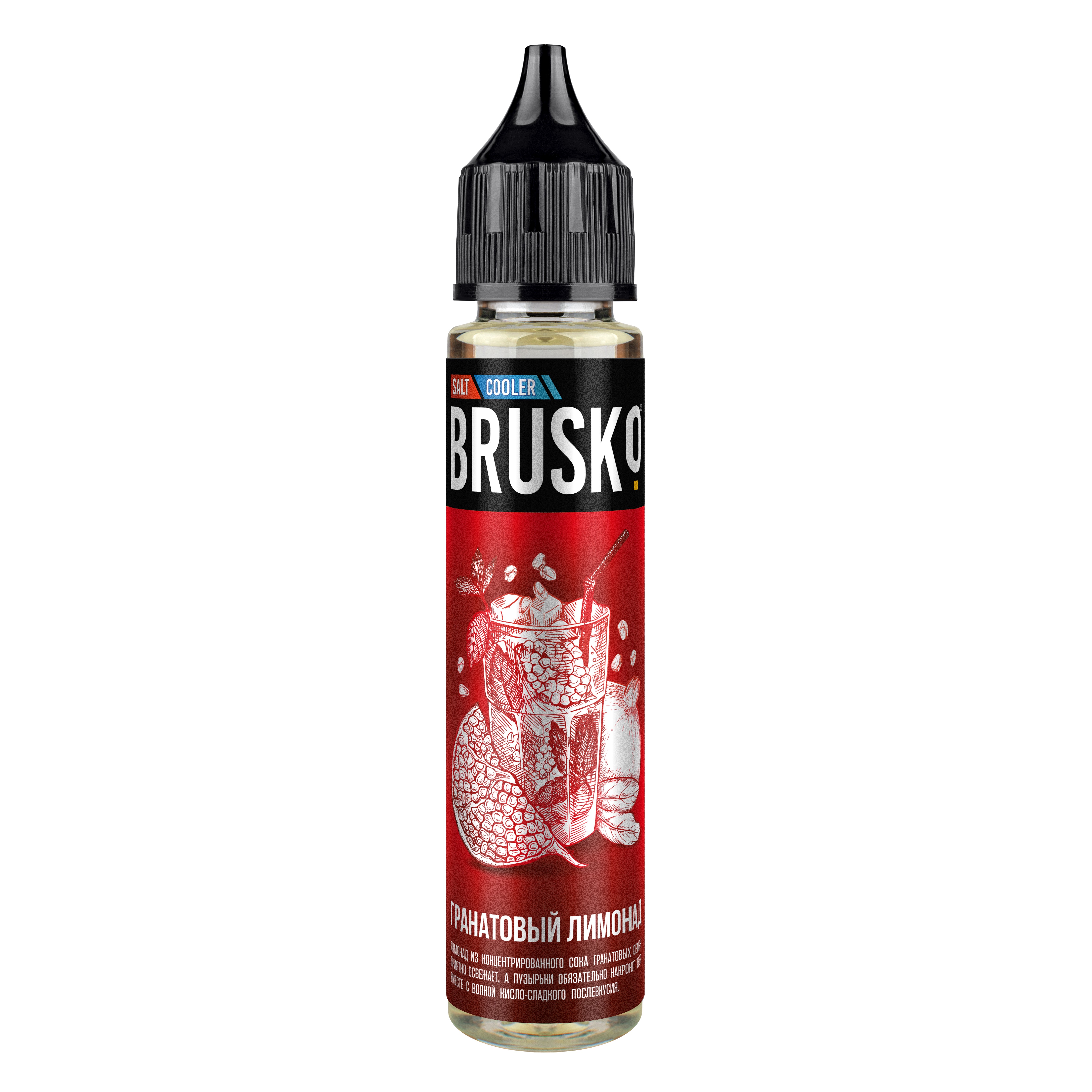 Жидкость - Brusko - Salt 50 - Гранатовый лимонад - 30 ml