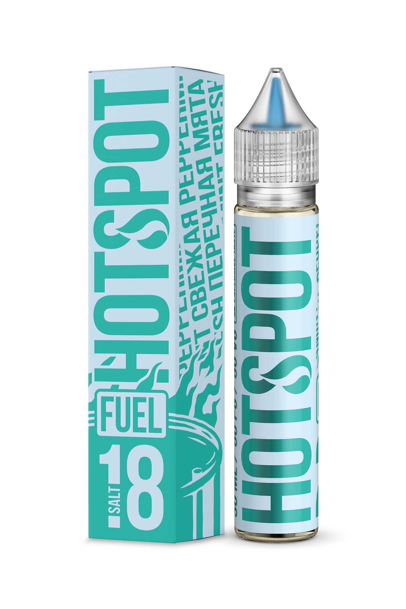 Жидкость - Hotspot Fuel - Salt 18 - Fresh Peppermint - 30 ml