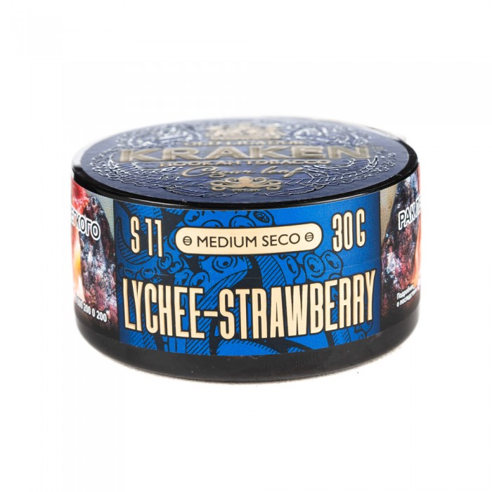 Табак для кальяна - Kraken - MS - Lychee-Strawberry ( с ароматом личи клубника ) - 30 г