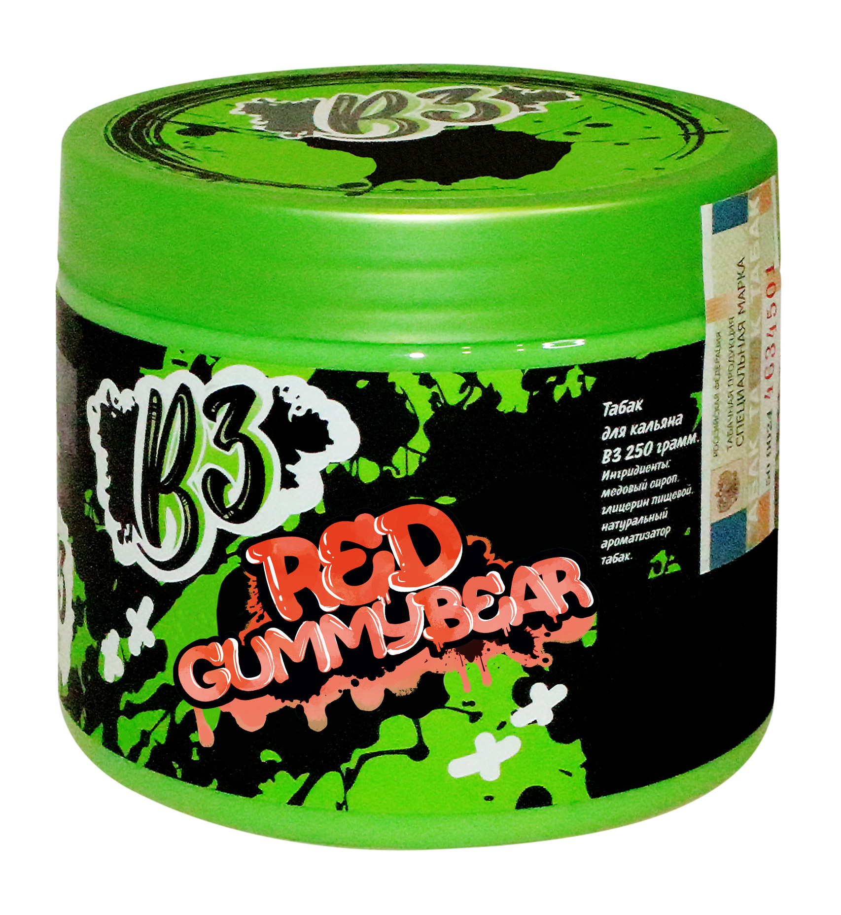 Табак для кальяна - B3 - Red Gummy Bear ( с ароматом мармеладные мишки ) - 250 г
