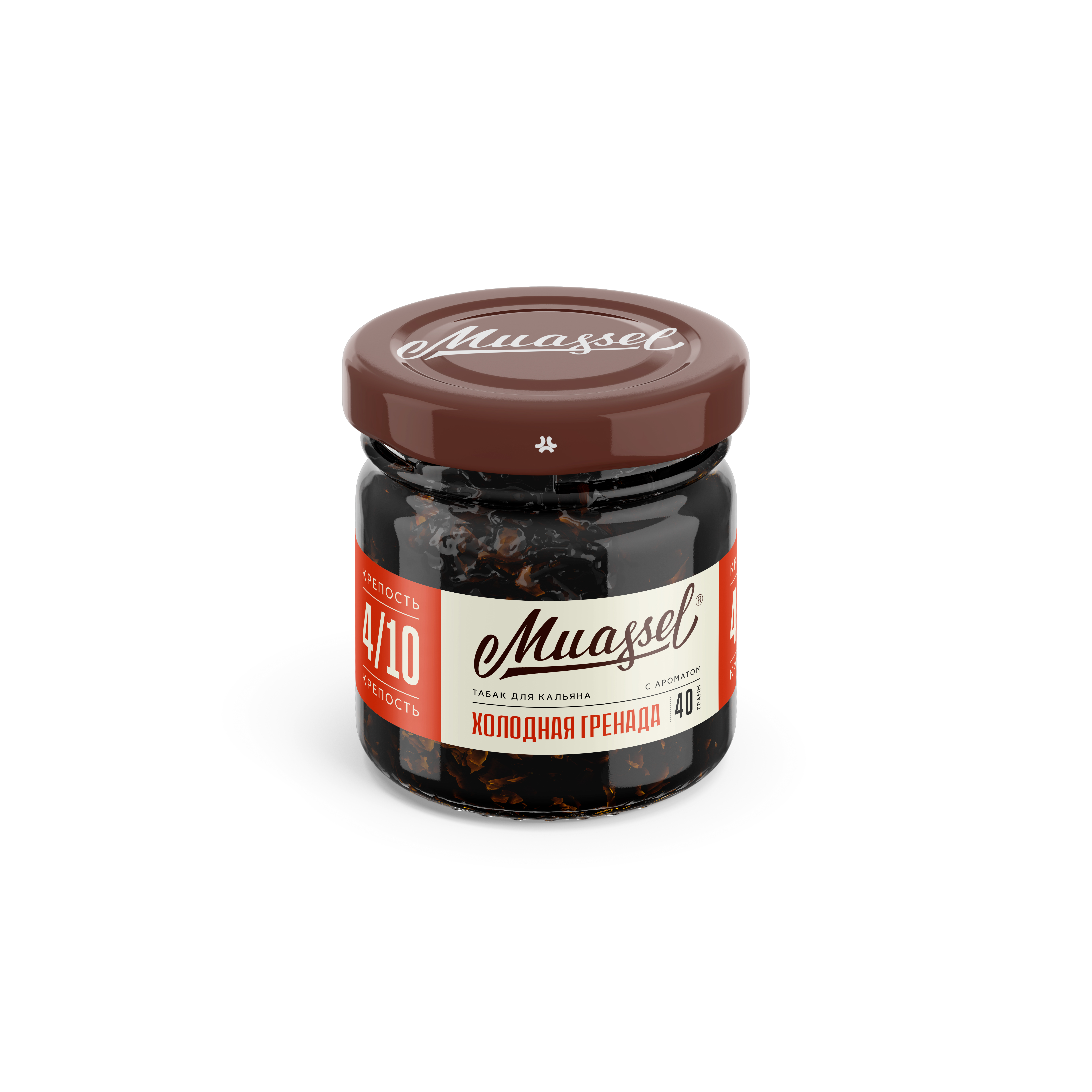 Табак для кальяна - Muassel medium 4/10 - Холодная гренада ( с ароматом гранат, красная смородина ) - 40 г