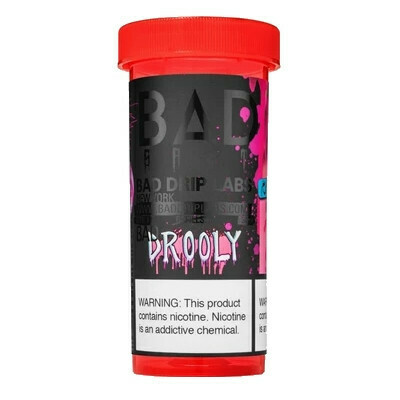 Жидкость BAD DRIP (щелочь) - DROOLY (виноградная ириска) - 30 мл