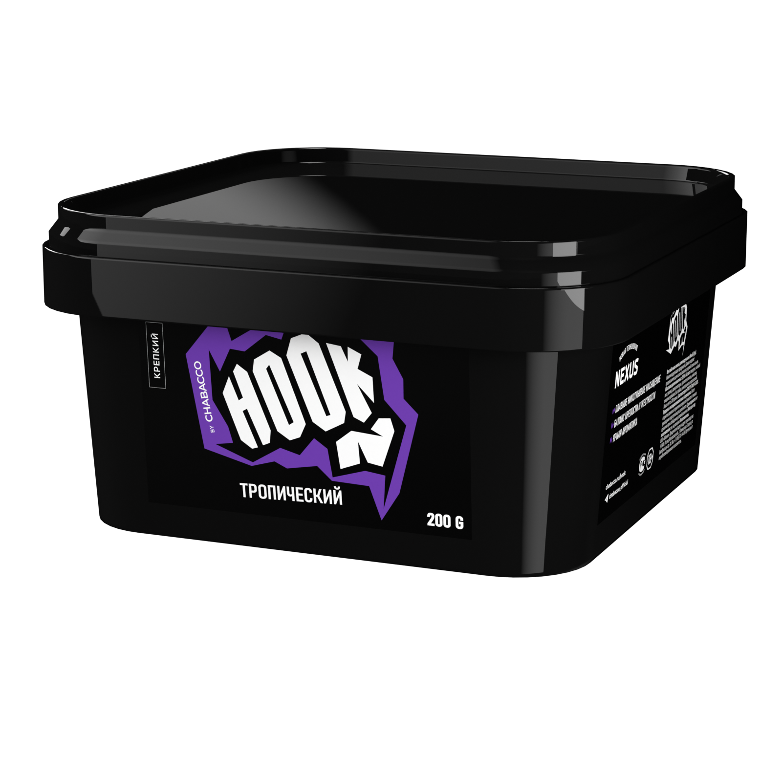 Бестабачная смесь для кальяна - HOOK - ( с ароматом ТРОПИЧЕСКИЙ ) - 200 г