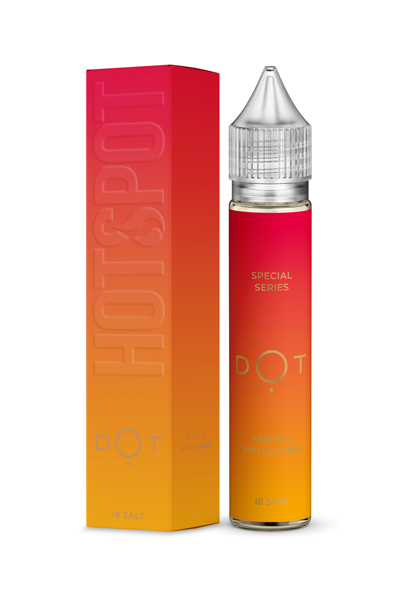 Жидкость - Hotspot DOT - Salt 18 - Манго Мандарин - 30 ml