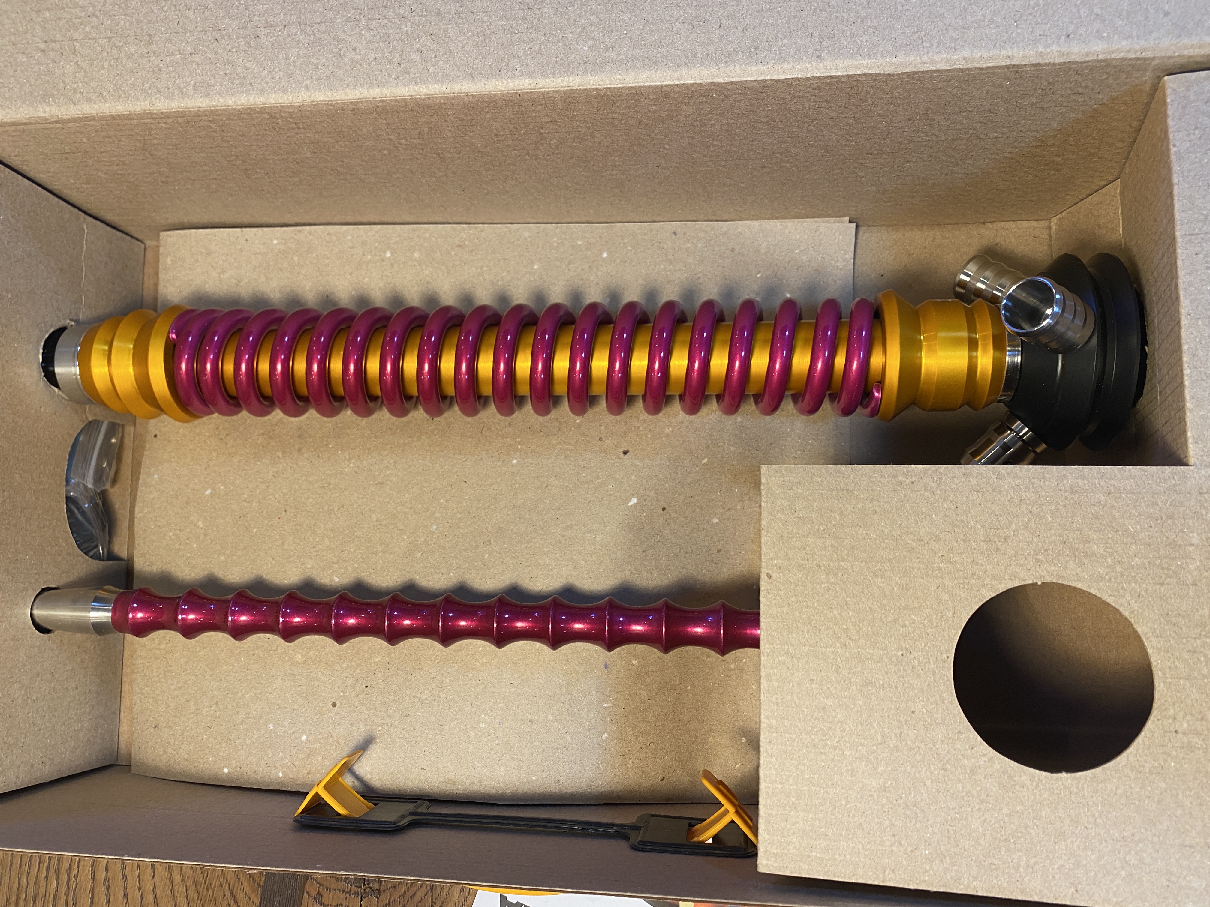 Кальян - Mamay - Coilovers - ( Золото - Фиолет лак )