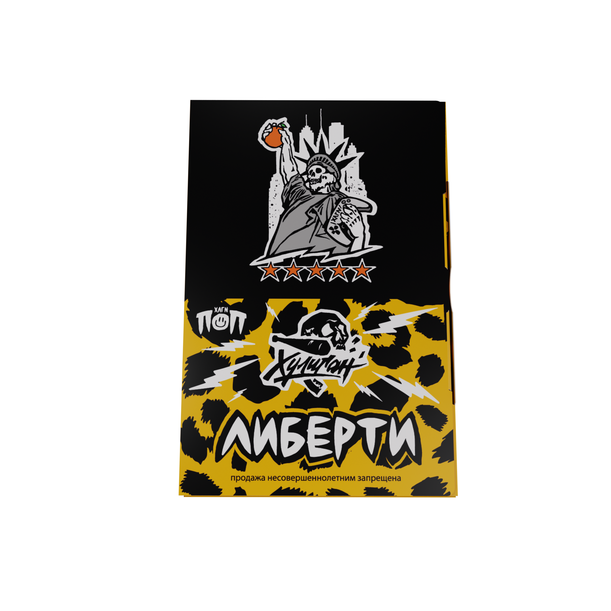 New - Табак для кальяна - Хулиган поп - Либерти ( с ароматом апельсиновая мамба ) - 25 г