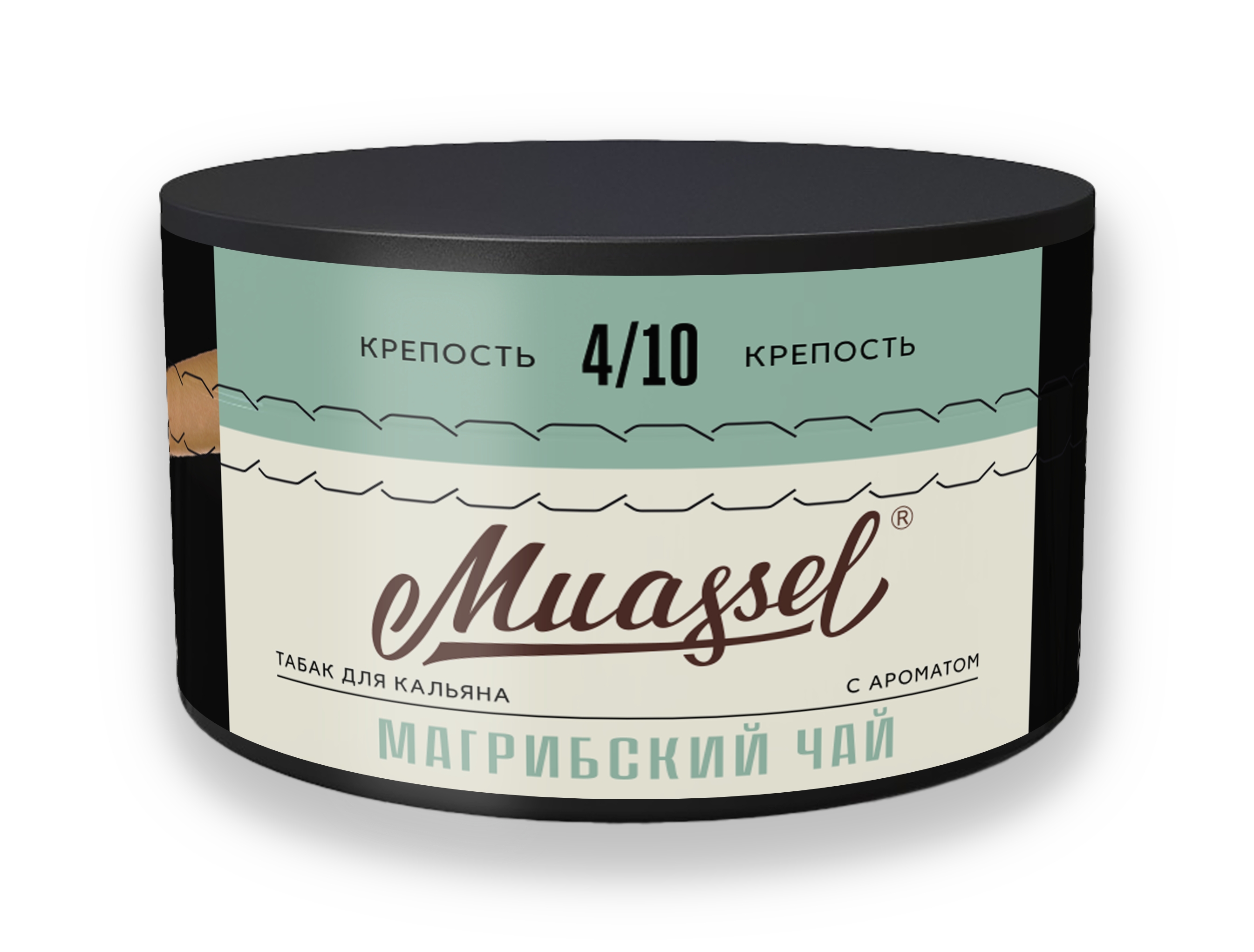 Табак для кальяна - Muassel Medium 4/10 - МАГРИБСКИЙ ЧАЙ ( с ароматом зелёный чай с мятой ) - 200 г