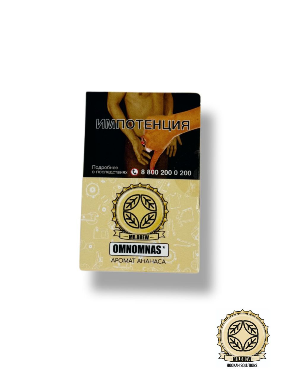Табак для кальяна - MR. Brew - Omnomnas - ( с ароматом ананас ) - 25 г