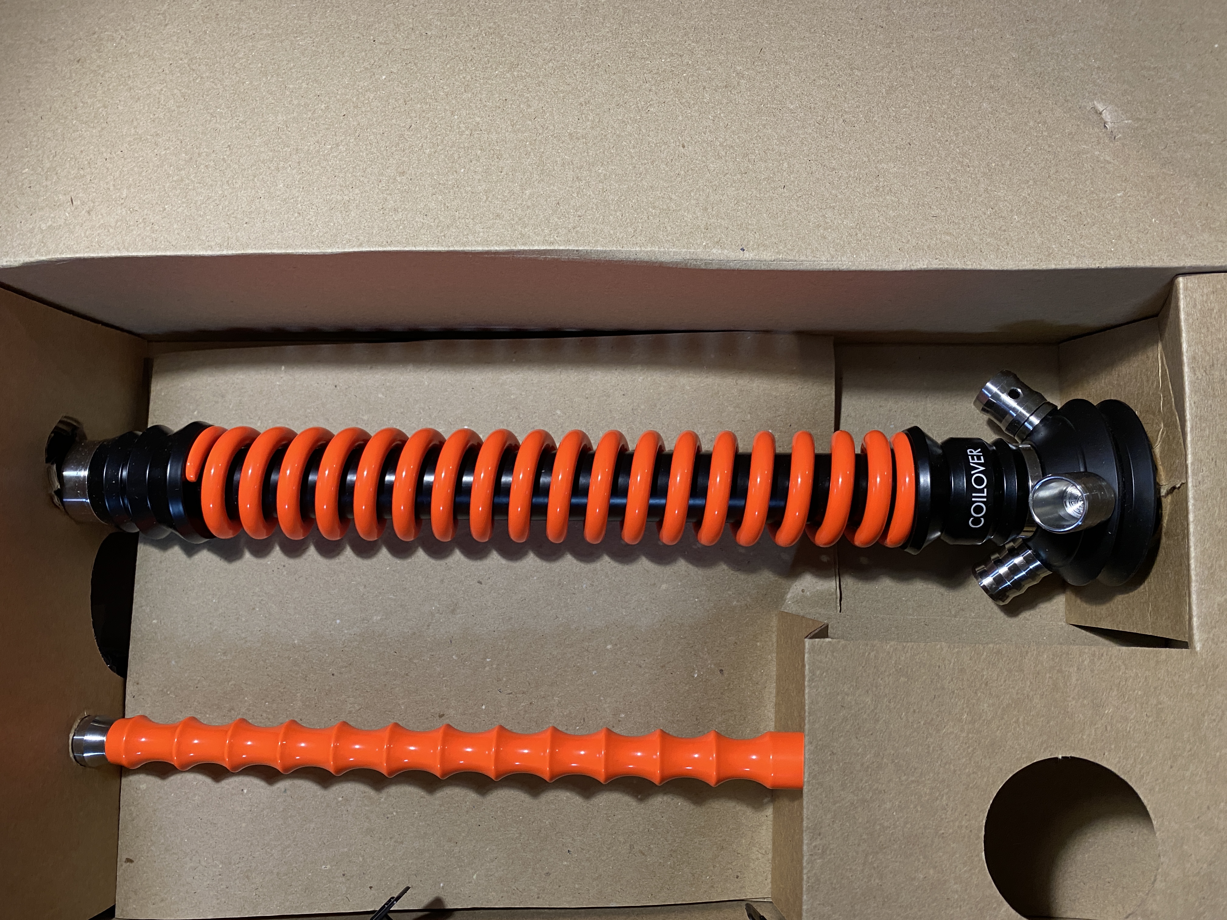 Кальян - Mamay - Coilovers - ( Черно - Оранжевый Флюрисцентный )