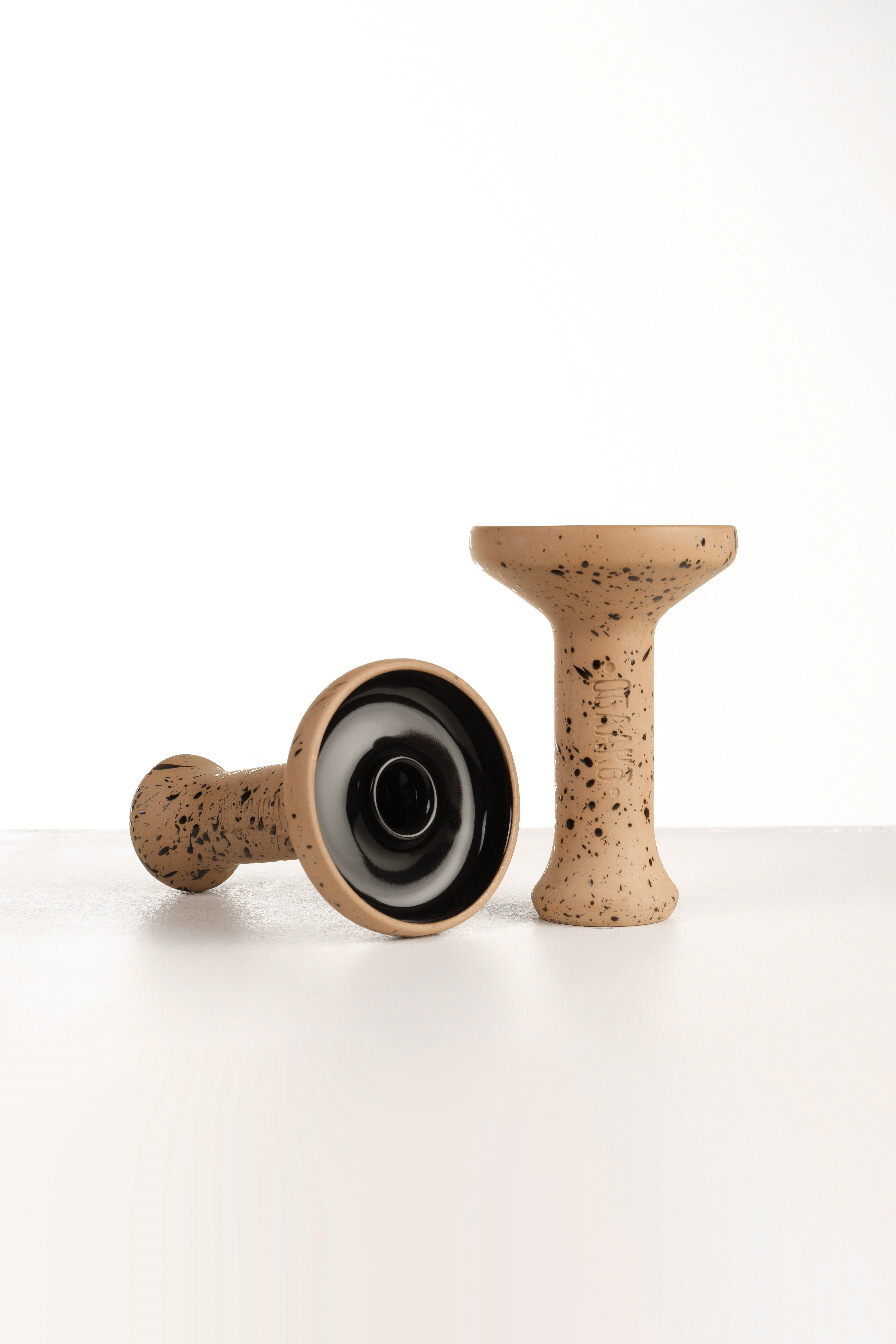 Чаша для кальяна - Облако - Mono - L - Phunnel - бежевый с чёрной ( фанэл )