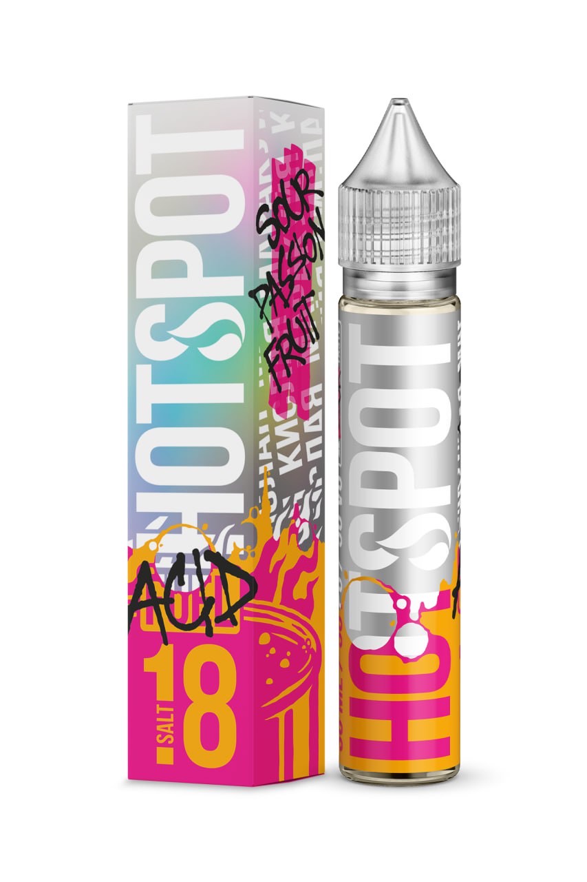 Жидкость - Hotspot Sour - Passion Fruit Acid - Ultra S - 30 ml