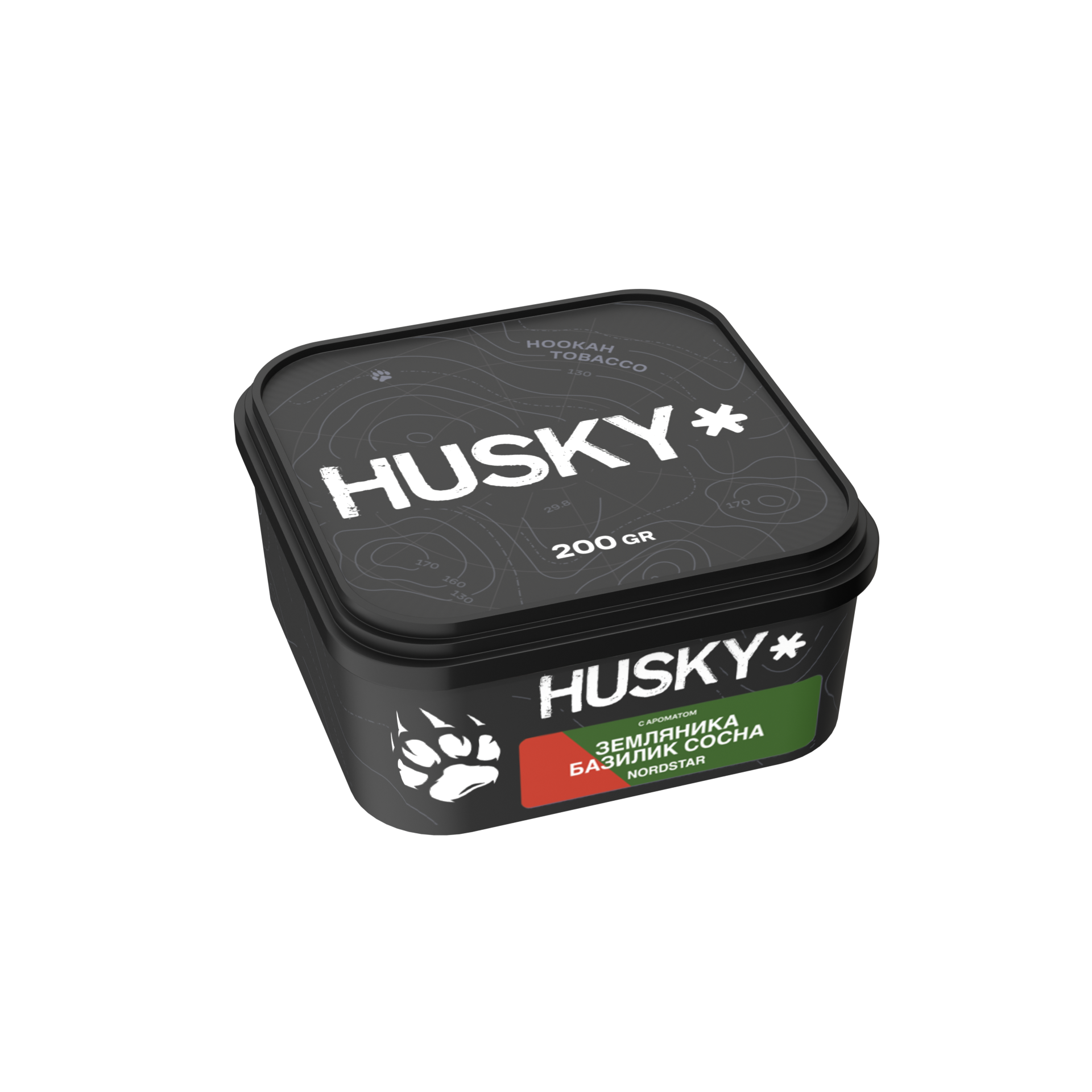 Табак для кальян - Husky - NORDSTAR ( с ароматом земляника базилик сосна ) - 200 г