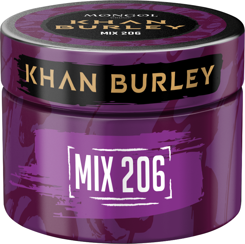 Табак для кальян - Khan Burley - MIX 206 ( с ароматом личи, малина, черная смородина ) - 40г