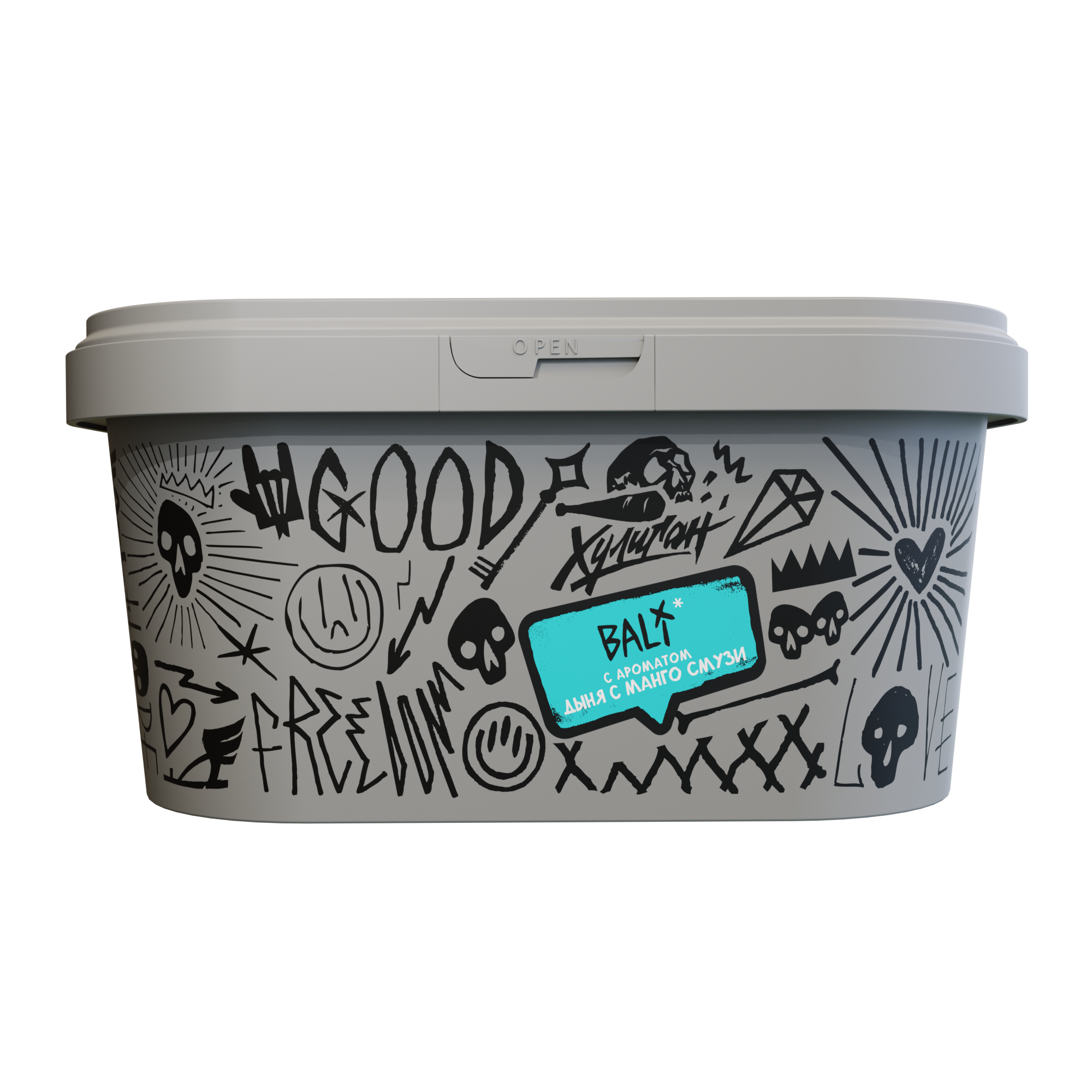 Табак для кальяна - Хулиган - BALI ( с ароматом дыня с манго смузи ) - 200 г