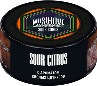 Табак для кальяна - Must Have - Sour Citrus ( с ароматом кислый цитрус ) - small size - 25 г