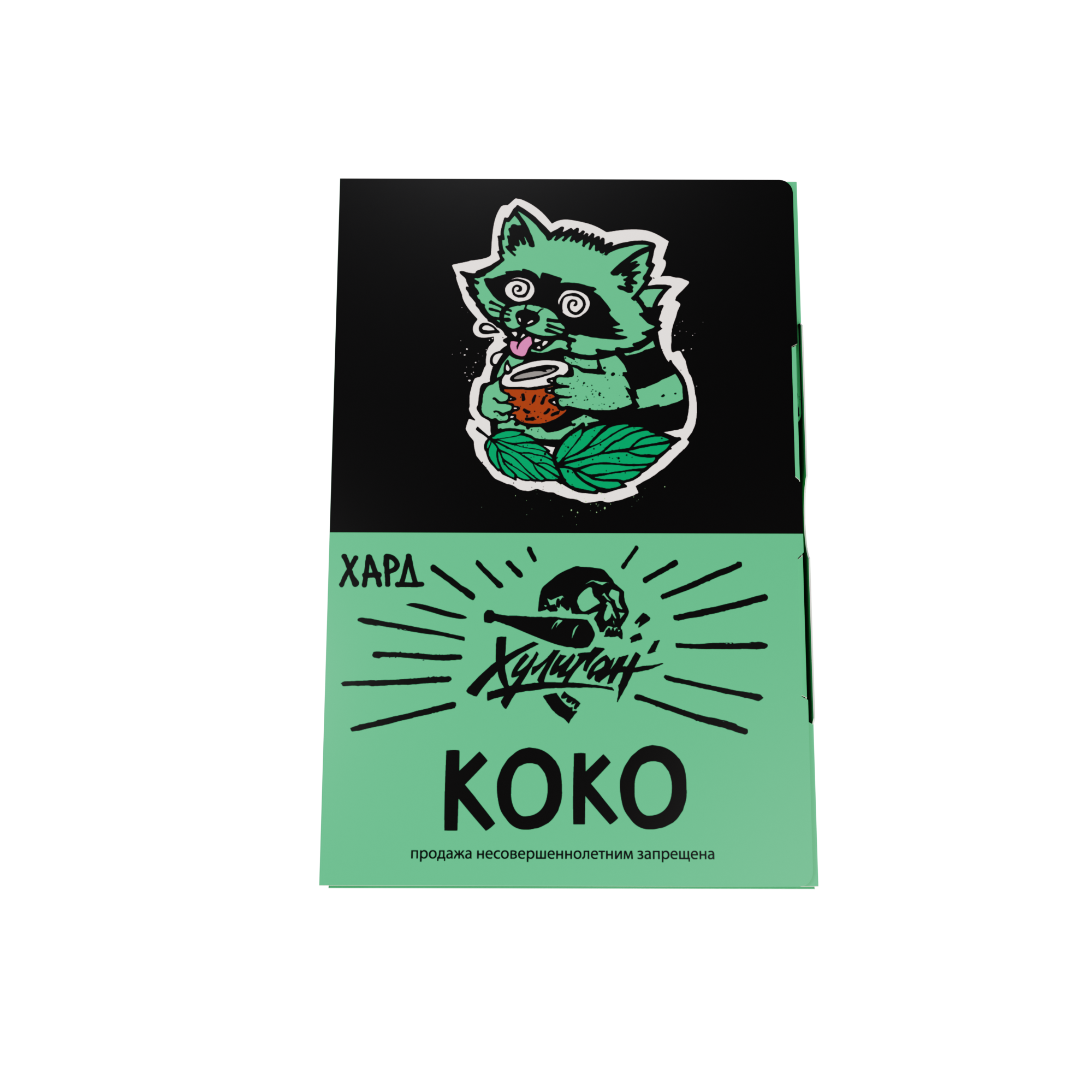New - Табак для кальяна - Хулиган Hard - Коко ( с ароматом мятный кокос ) - 25 г
