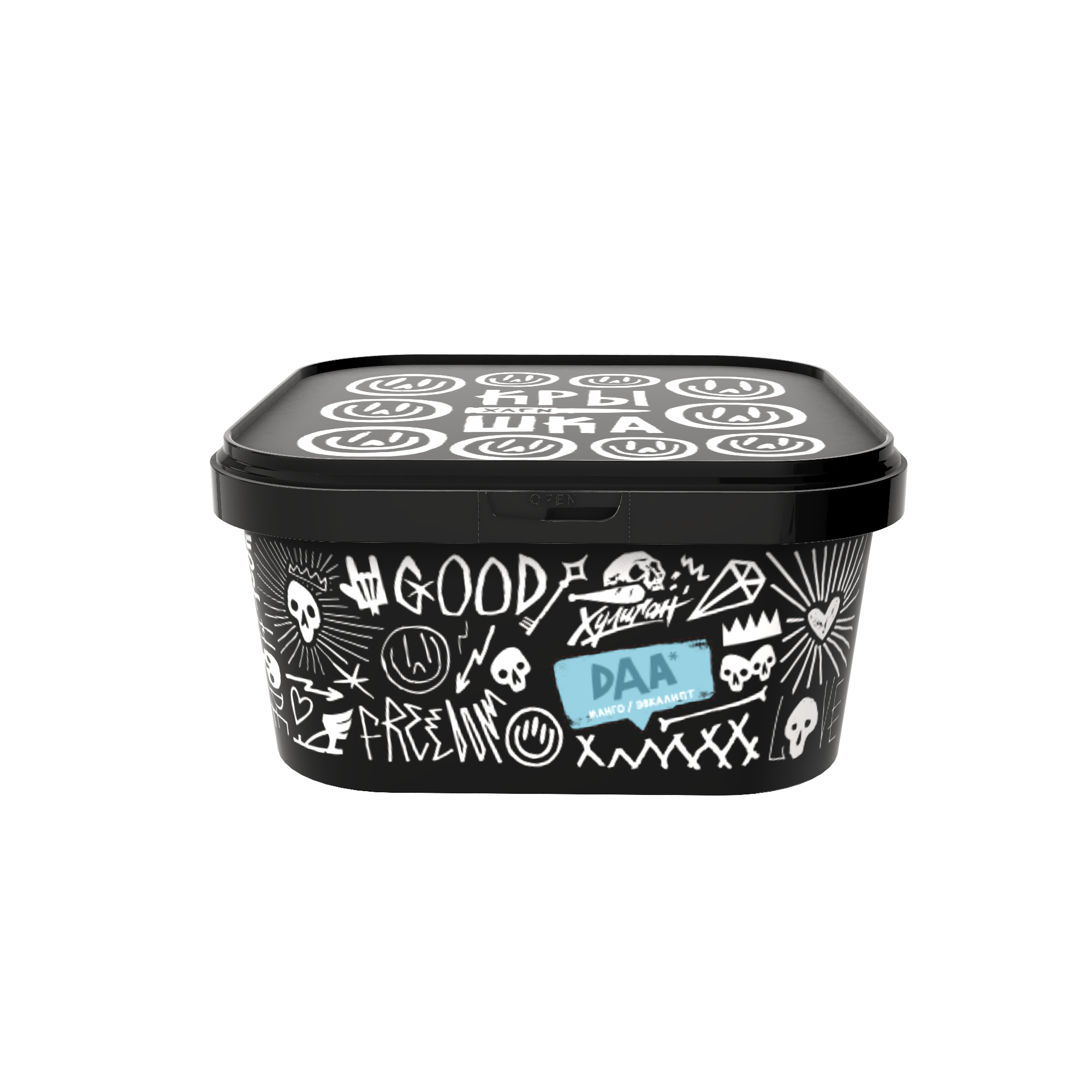 Табак для кальяна - Хулиган - DAA ( с ароматом манго эвкалипт ) - 200 г