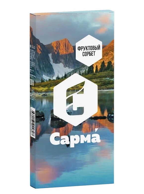 Табак для кальяна - Сарма - Фруктовый Сорбет ( с ароматом фруктовый сорбет ) - 40 г