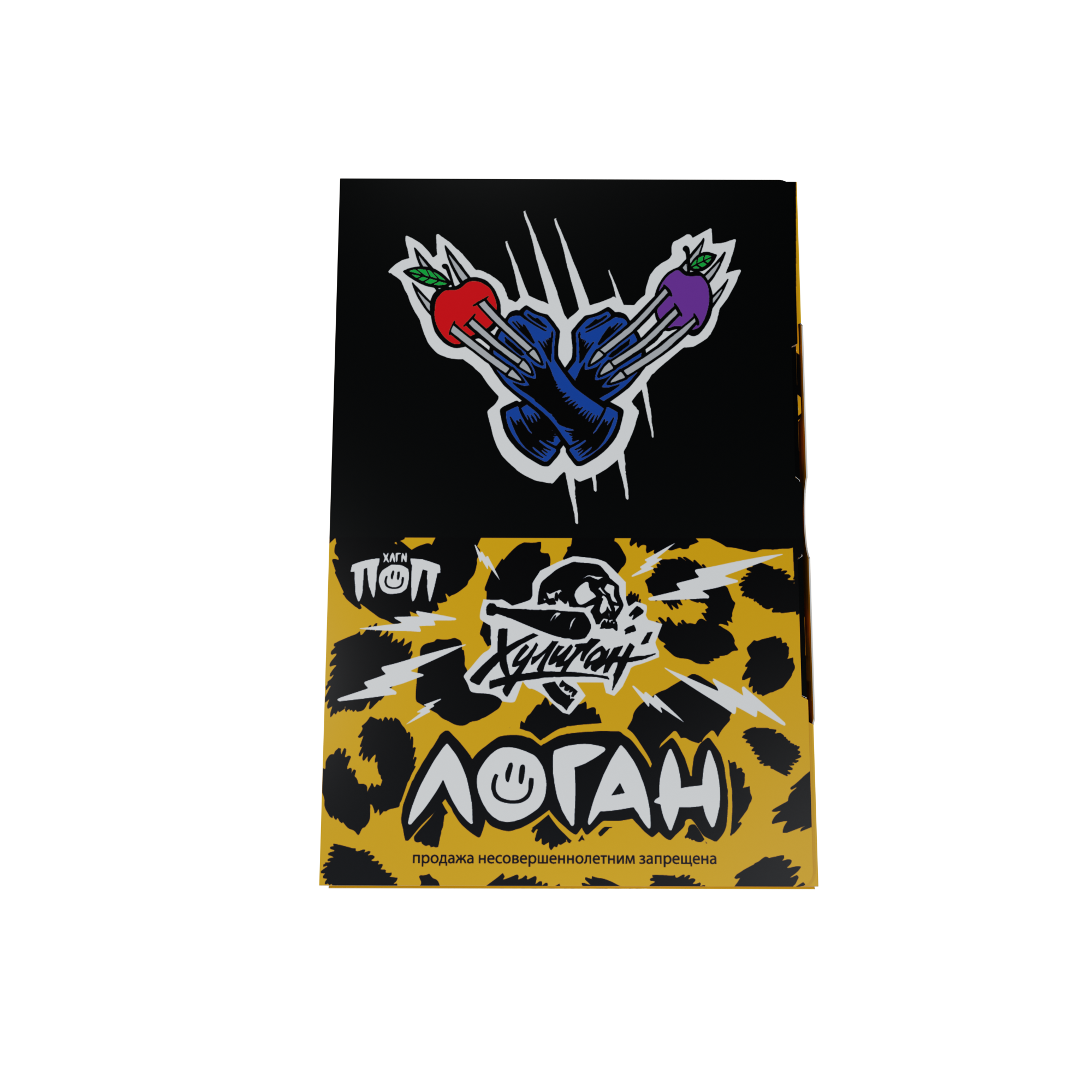 Табак для кальяна - Хулиган поп - Логан ( с ароматом яблочная слива ) - 25 г